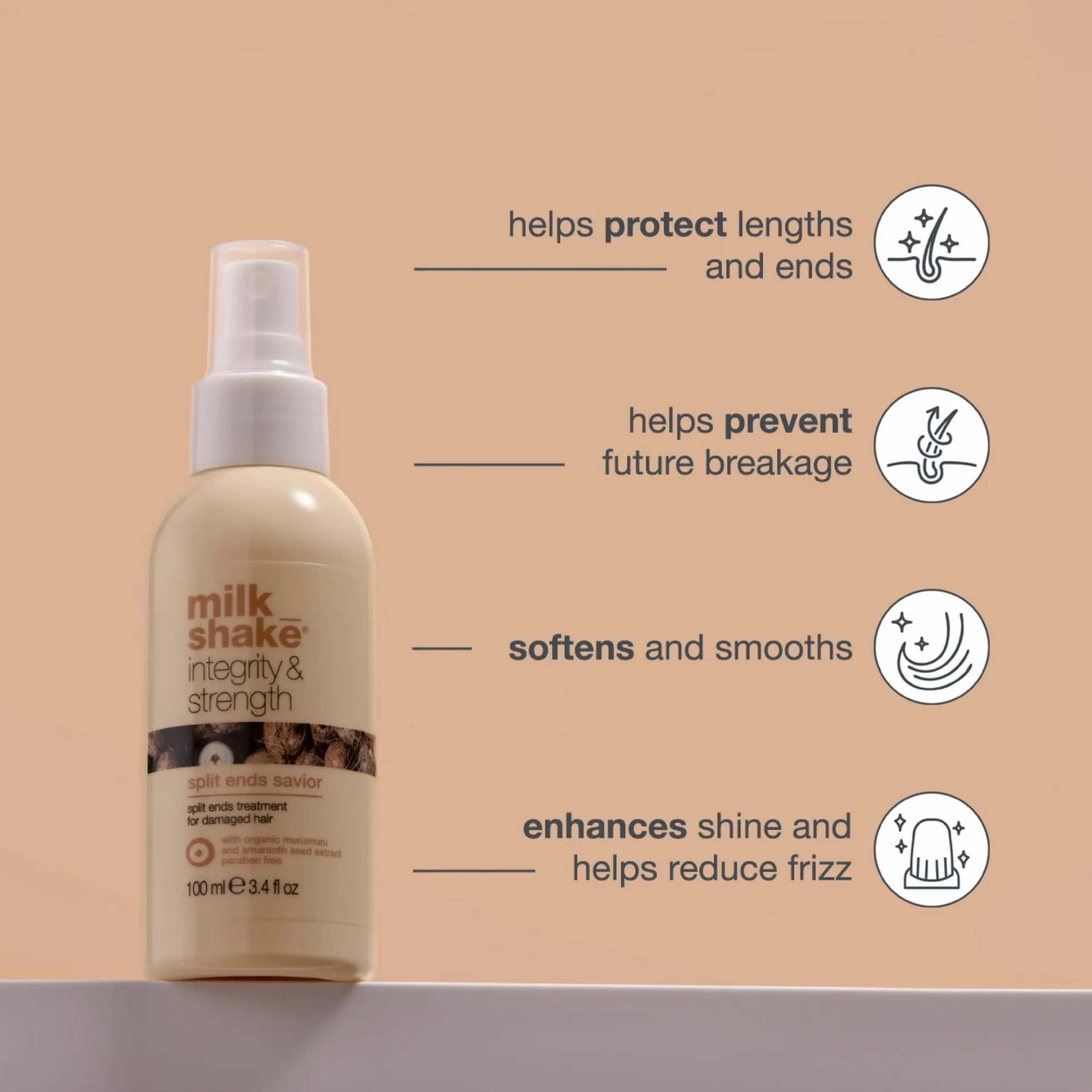 milk_shake | INTEGRITY & STRENGTH SPLIT ENDS SAVIOR 100 ml