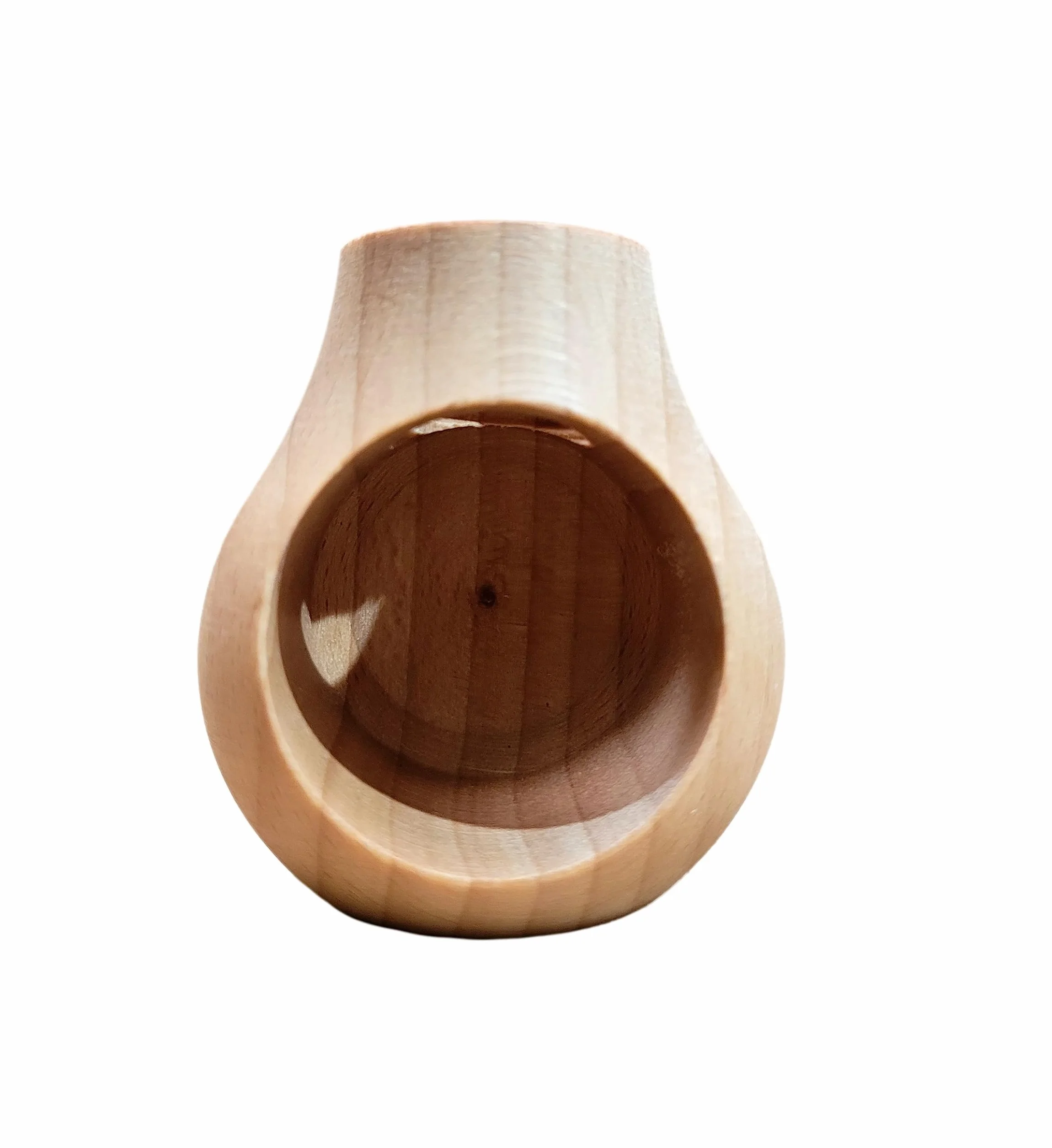 Wooden World 2 x dziadek do orzechów z naturalnego drewna bukowego - bardzo solidny grzyb czerwony
