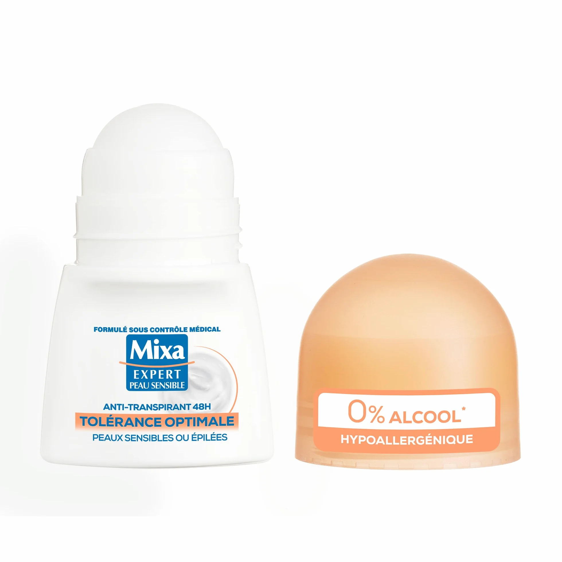 Mixa Antyperspiracyjna kulka 48H Optymalna tolerancja