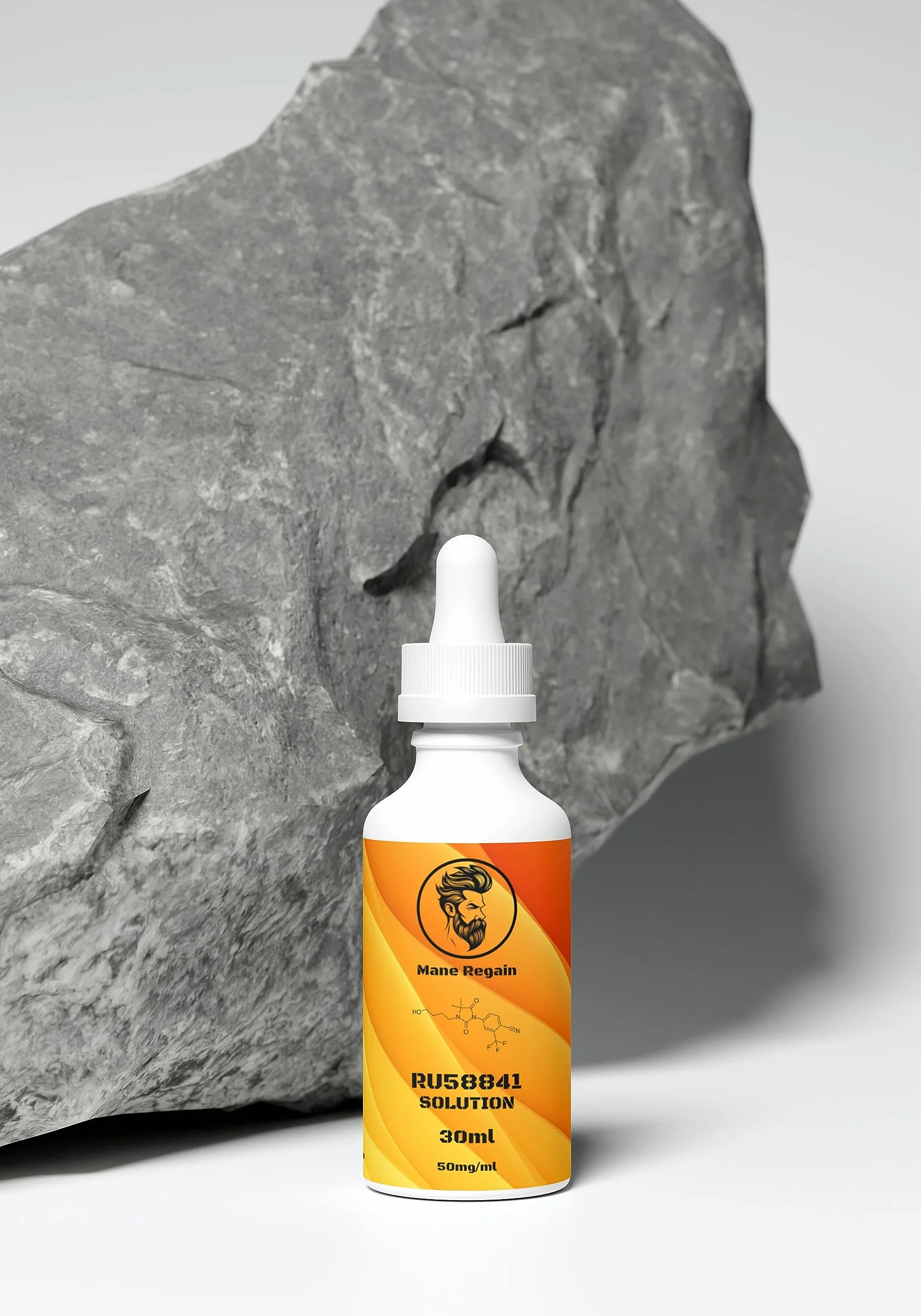 RU58841 5% roztwór (50 mg/ml) - DHT Blocker - Zaawansowane leczenie wypadania włosów - Antyandrogenowy tonik do włosów - Wspomaga porost włosów i zapobiega