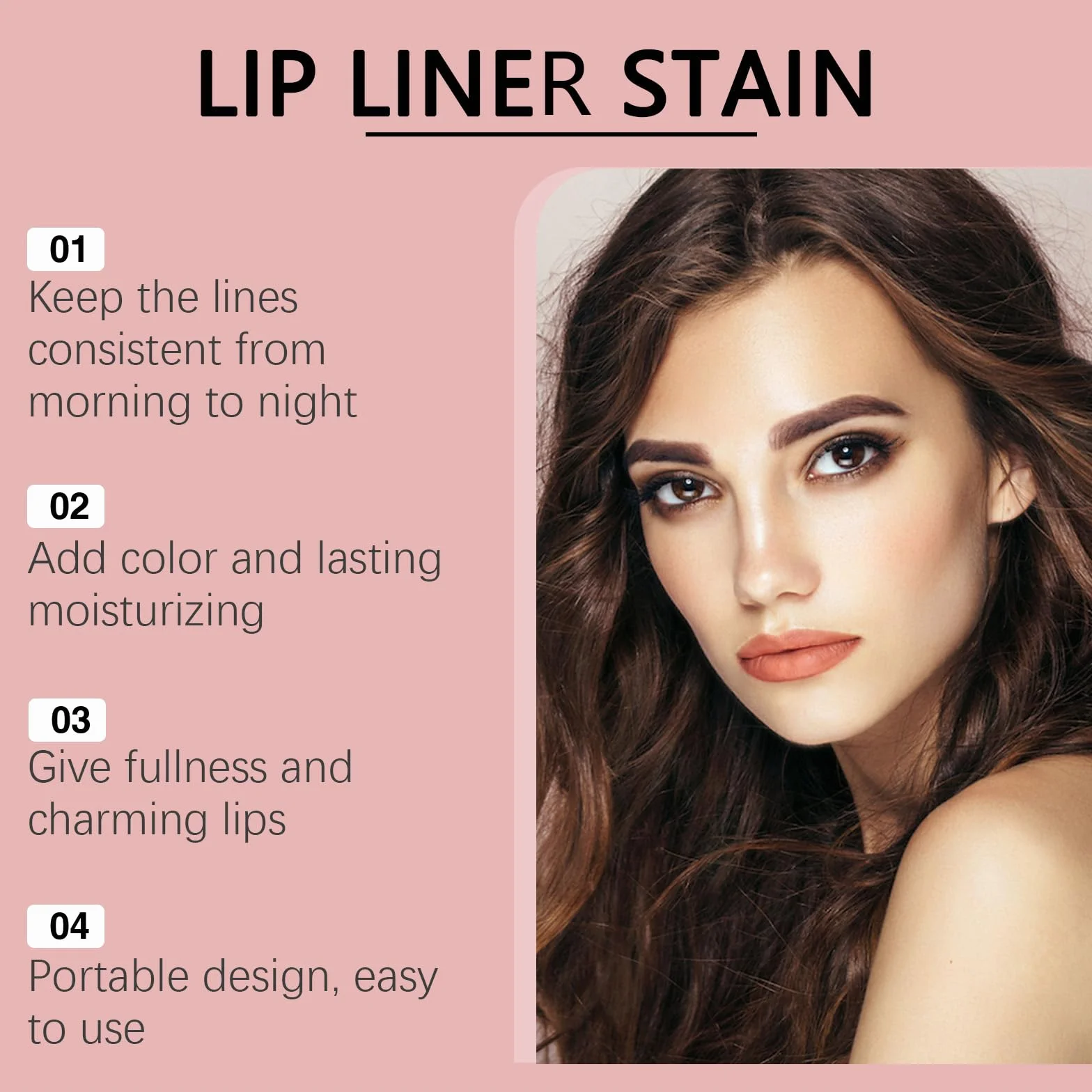 Peel Off Lip Stain zestaw 3 kolory wodoodporny matowy wysoce pigmentowany