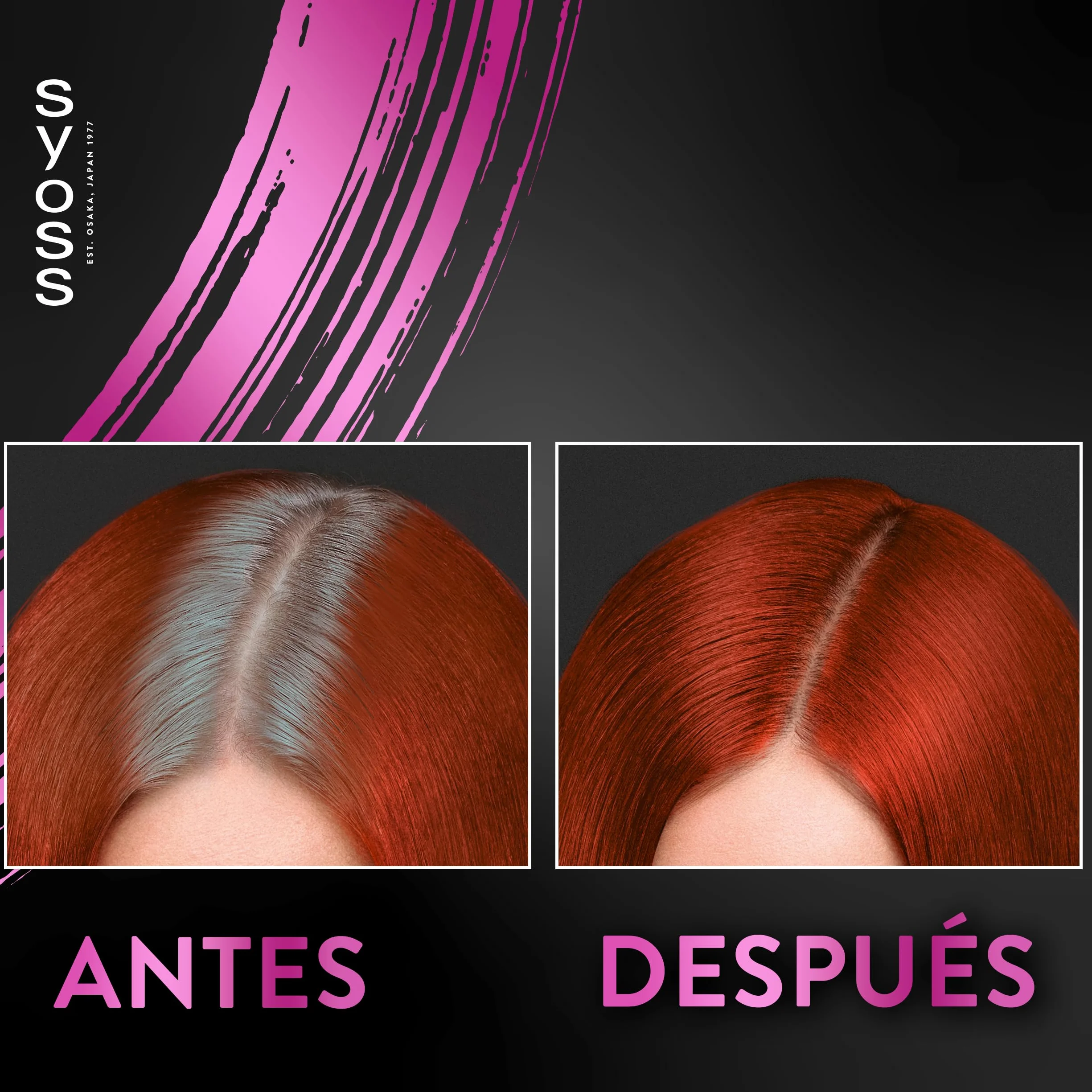 SYOSS Root Retouch tymczasowy czerwony kolor kaszmirowy 120 ml farba do korzeni