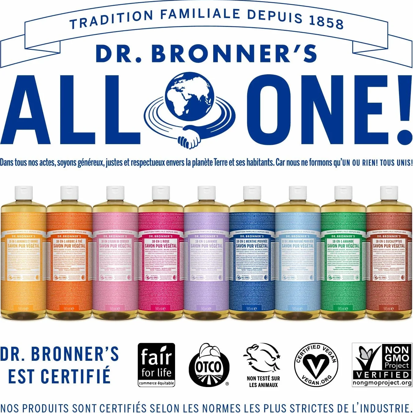 Dr Bronner's Mydło miętowe 240ml