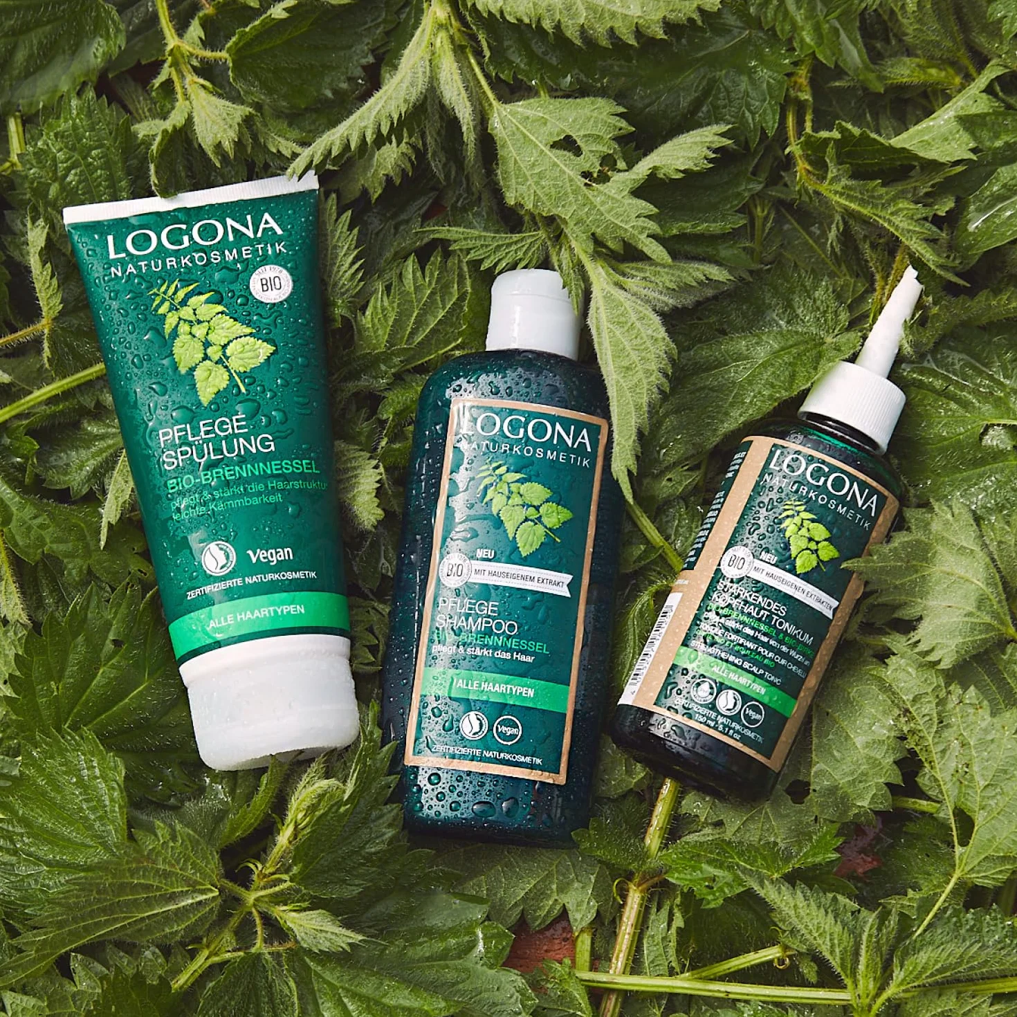 LOGONA Tonico Capilar Fortalecedor Cuero produkt do pielęgnacji włosów 150 ml