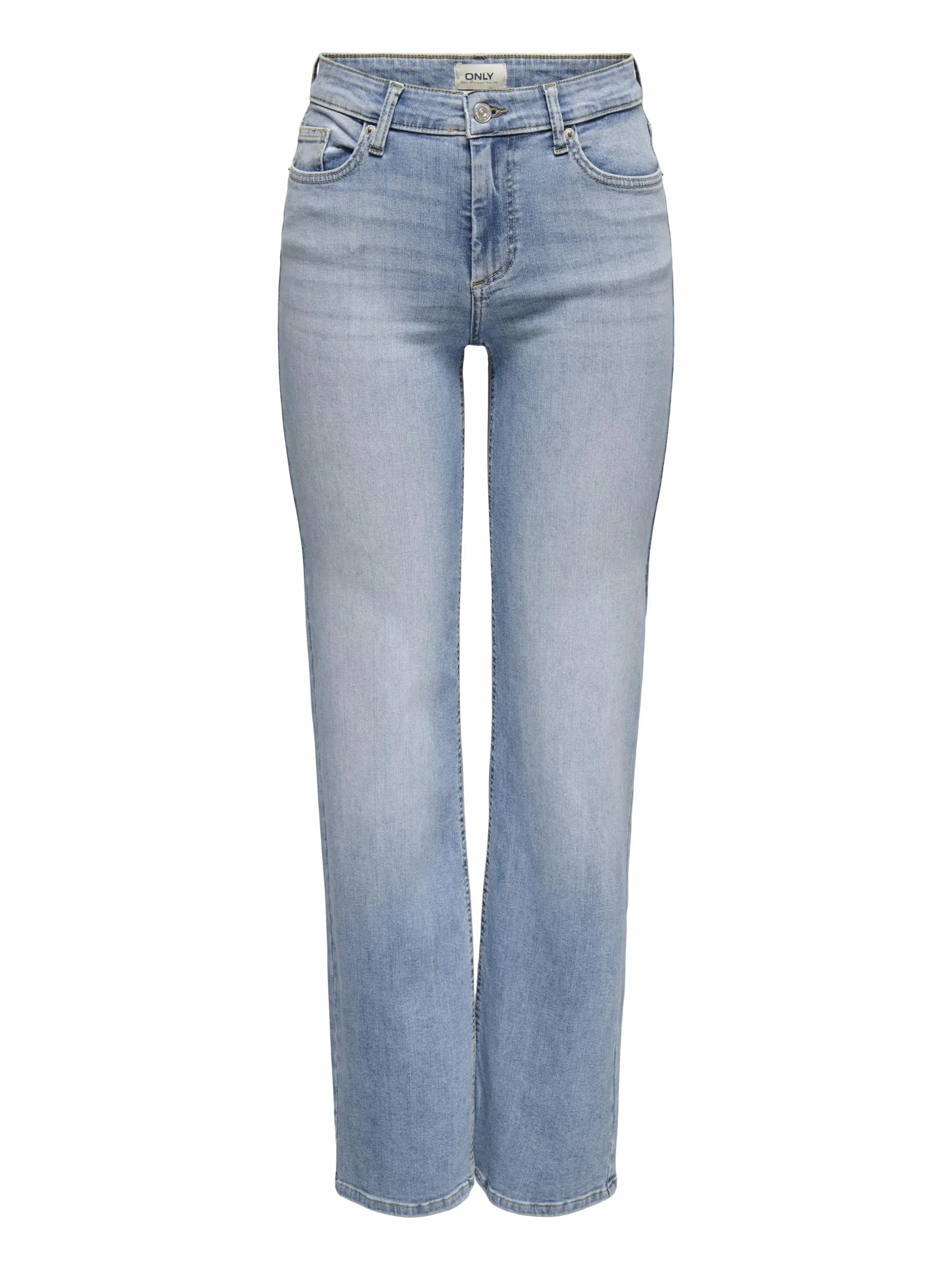 ONLY Onlblush Mid Straight Dnm Tai467 Noos - Dżinsy o prostym kroju Kobiety