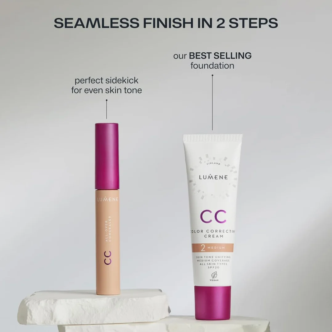 Lumene Color Correcting Cream SPF20 podkład CC Medium