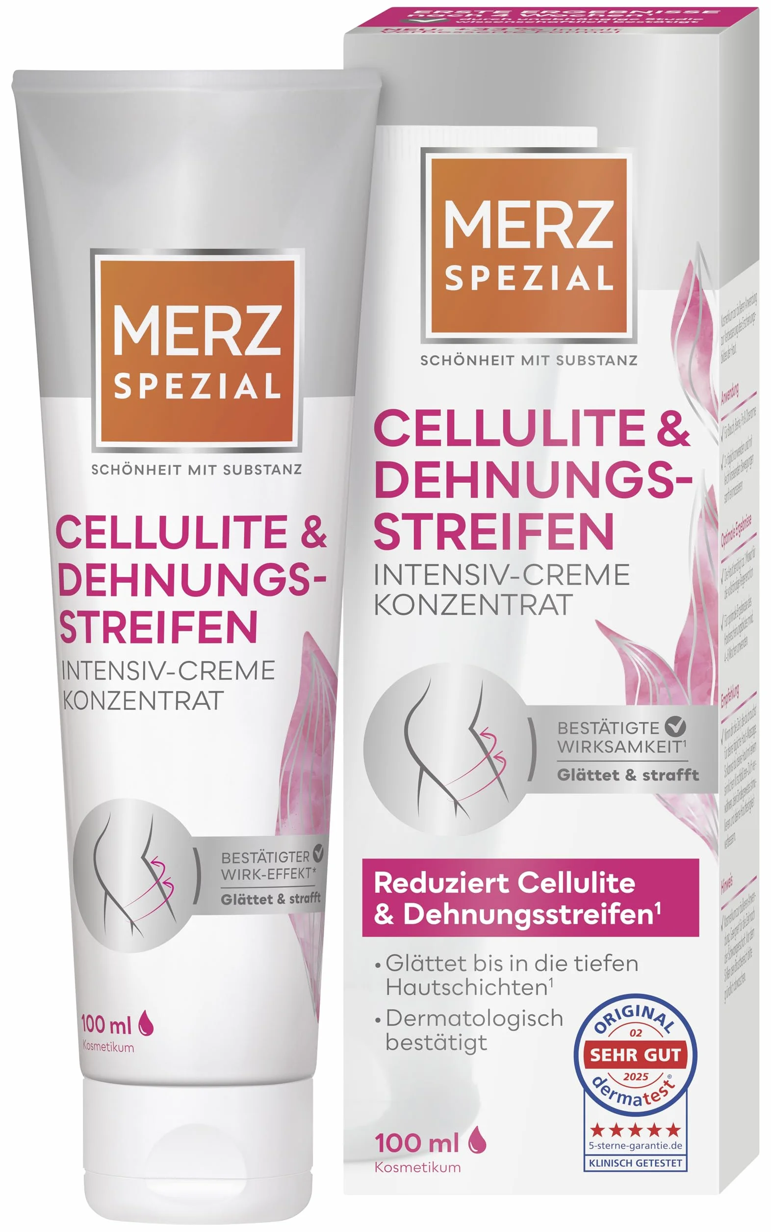 Merz Spezial Krem na rozstępy – 1 x 100 ml – redukuje rozstępy, wygładza i wzmacnia skórę