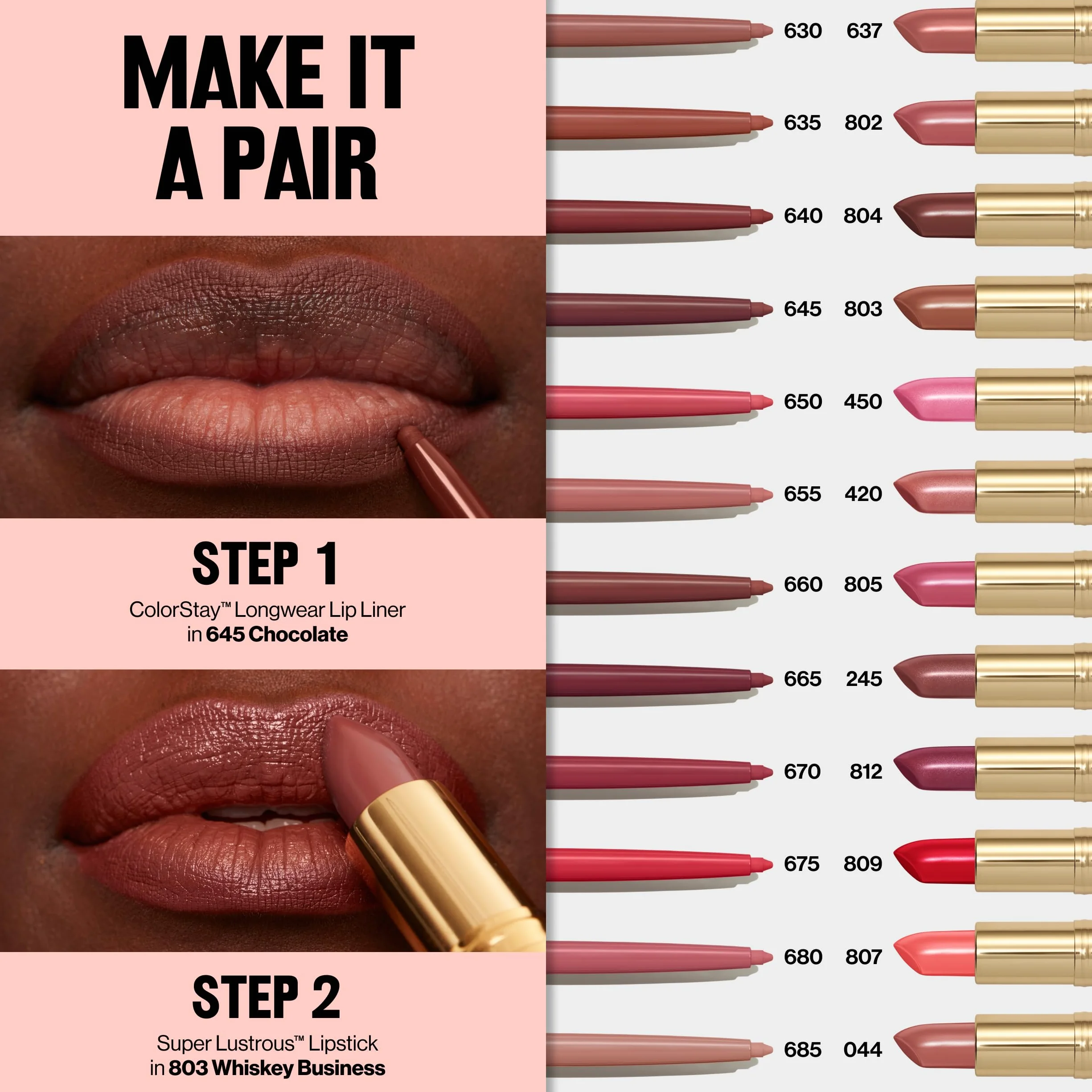 Revlon Colorstay Kredka do Ust, Nude, 0.28 g