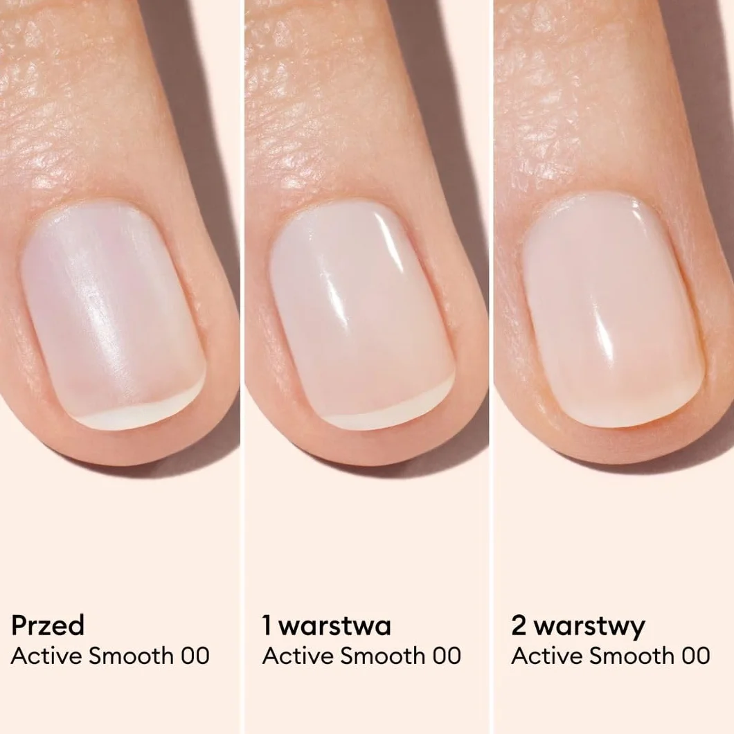 Manucurist Active Smooth 00 Nail Concealer Polish & Care - 2 w 1 Nude Nail Polish: Wzmocnienie i wzrost paznokci - Korektor do paznokci - Wypełniacz do paznokci - Naturalny lakier do paznokci