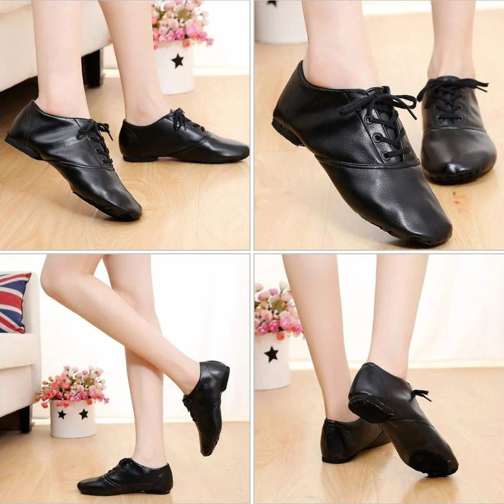 Alomejor Jazz Dance buty wysokiej jakości PU Jazz buty elastyczne Slip-On Jazz buty dla dorosłych