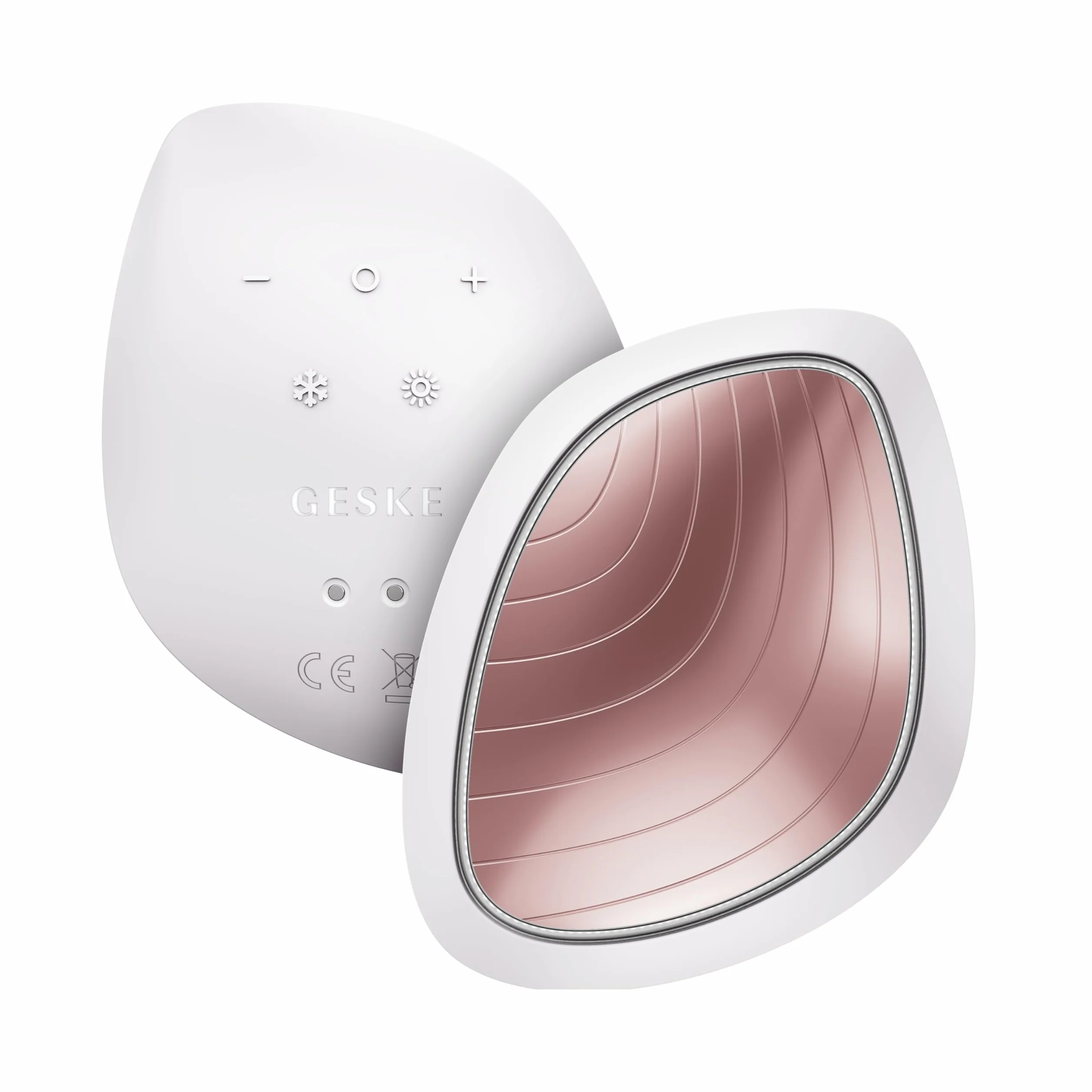 Soniczna maska rozgrzewająco-chłodząca GESKE 9 w 1 Beauty LED Maska na twarz z pełnym widmem LED i terapią światłem czerwonym