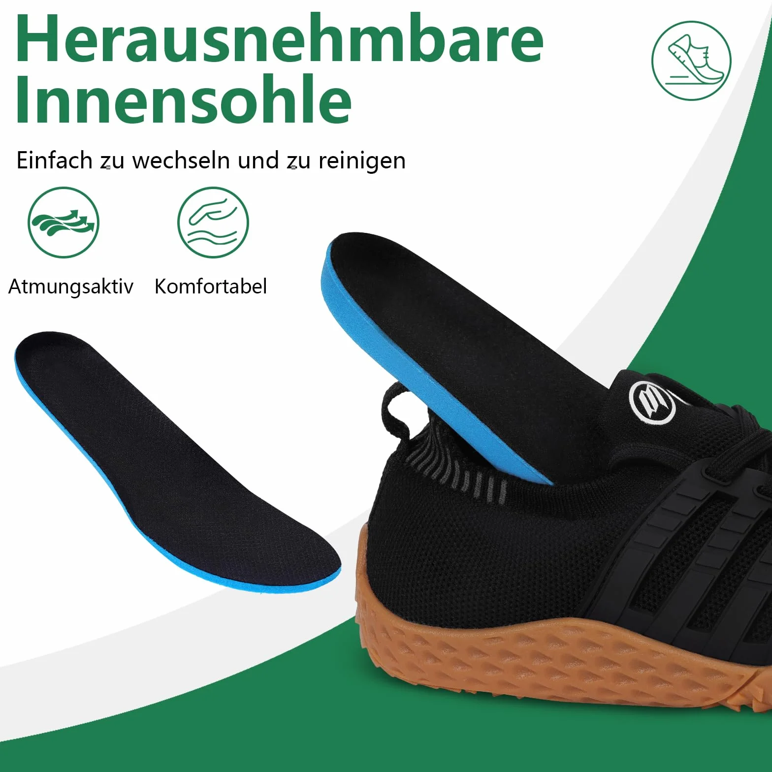 RUYI Unisex szerokie buty do chodzenia boso, dla kobiet i mężczyzn, minimalistyczne buty do biegania w terenie, oddychające, antypoślizgowe, z podeszwą Zero-Drop