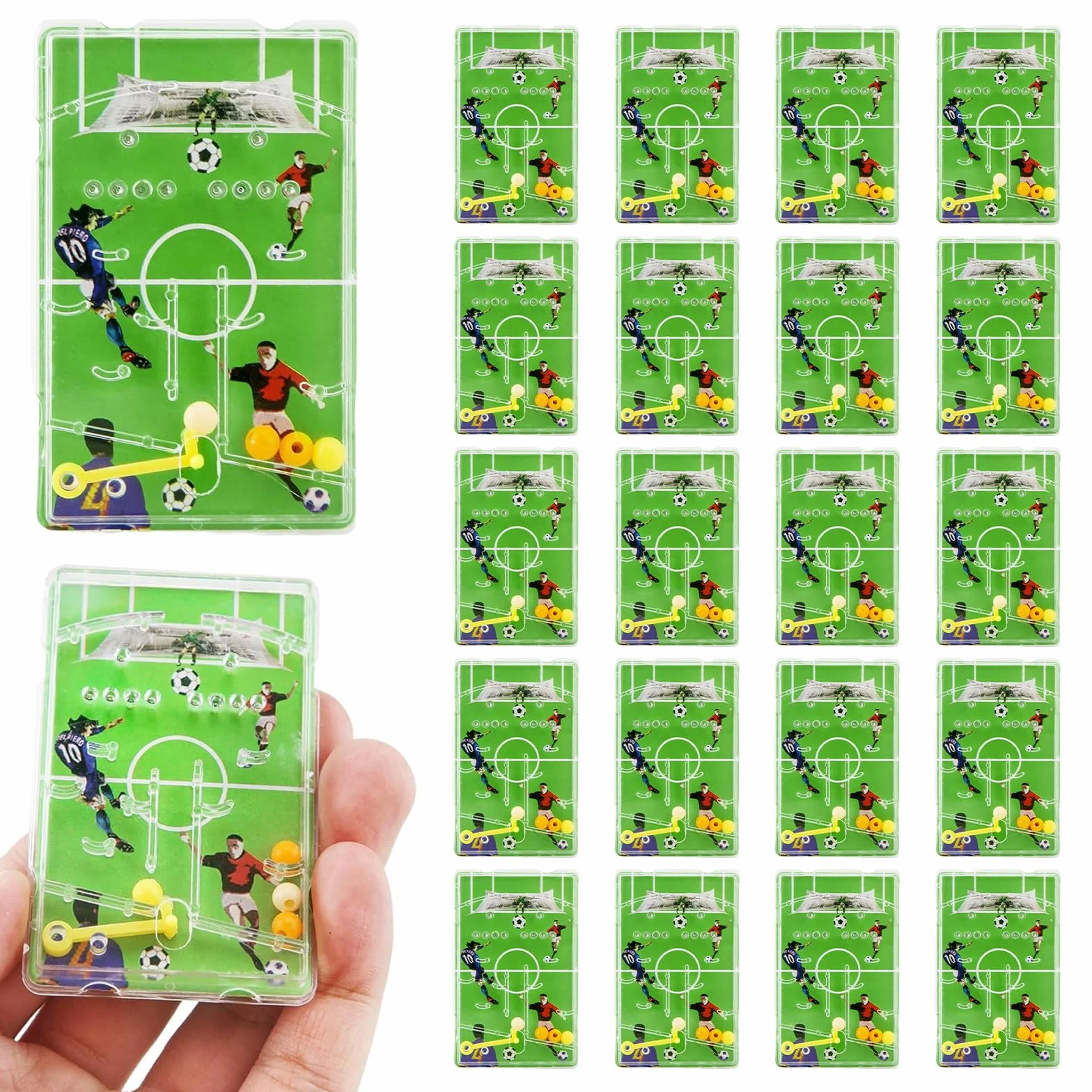 20 sztuk prezentów piłkarskich, mini pinball, gra cierpliwości dla dzieci, urodziny dzieci, piłka nożna mieszanka gier