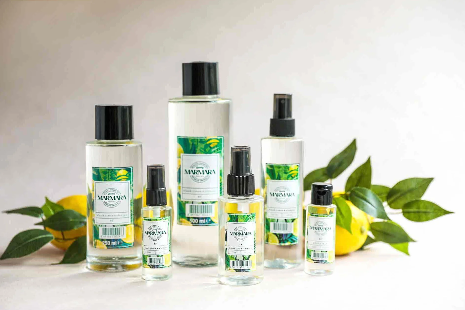MARMARA Beauty woda kolońska z kwiatami wiśni 300 ml – alkohol 80° – odświeżający zapach dla kobiet – woda zapachowa dla kobiet – odświeża chłód – świeżość i kwiaty – EDC Women – woda kolońska