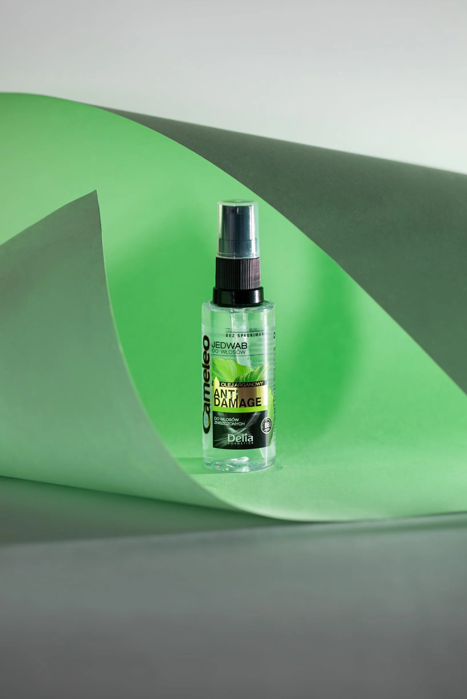 Cameleo - Arganowe Serum - Do Włosów Zniszczonych, Suchych, Szorstkich, Łamliwych - Doskonała Kuracja Regenerująca i Pielęgnacja z Biomimetyczną Keratyną i Olejkiem Arganowym - Termoochrona - Bez Soli i Parabenów - 55 ml