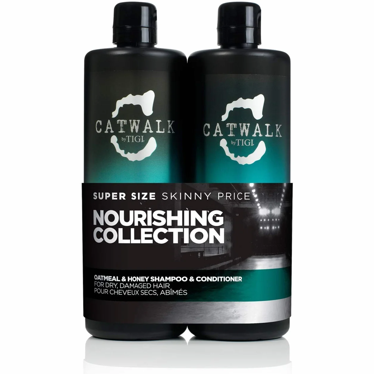 Tigi Catwalk Oatmeal & Honey, Pielęgnujący Szampon i Odżywka, 2 x 750 ml