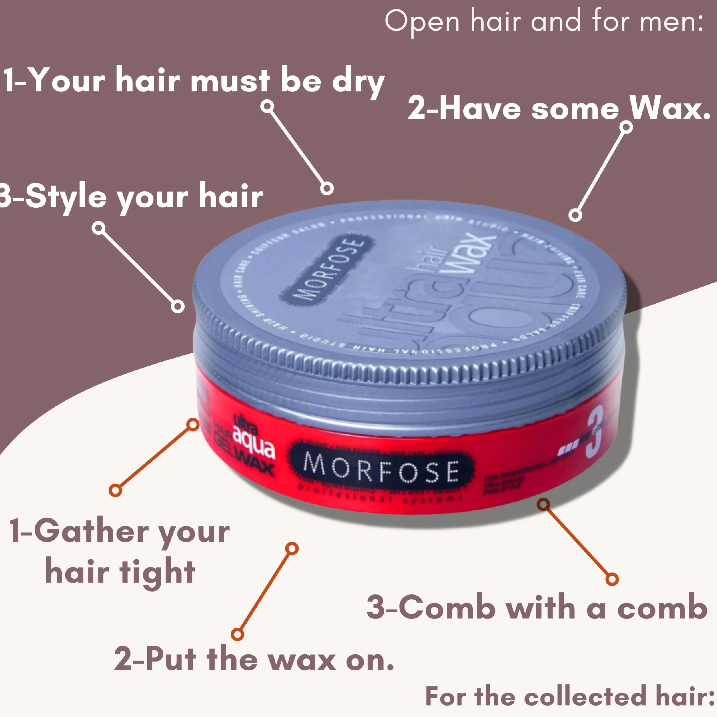 Morfose Gel-Wax Ultra Control 175 ml