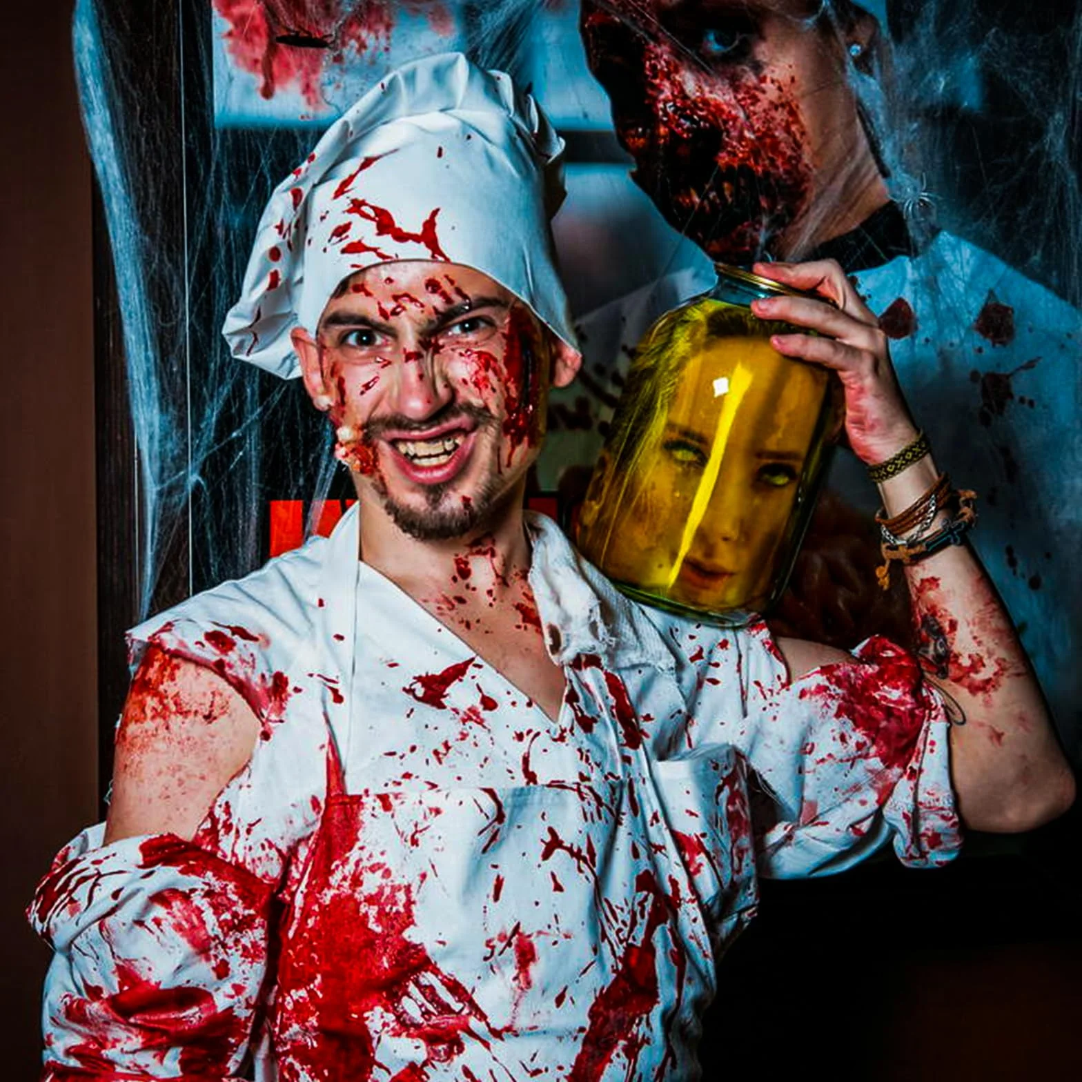 Halloween sztuczna krew 60 ml, 2 sztuki fałszywej krwi, film krew, krew wampira. Krew zombie, na karnawał, film, teatr, psoty, symulowane rany (zmywalne i bezpieczne)