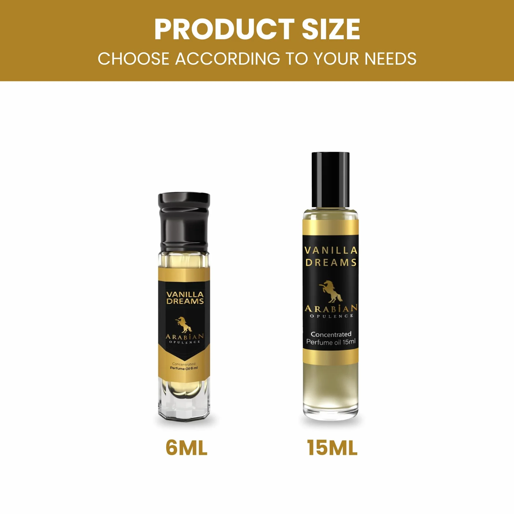 FR99 VANILLA DREAMS olejek perfumowany dla niej 6 ml butelka w kulce Arabian Opulence Słodki / waniliowy / proszek / balsamiczny / laktoniczny