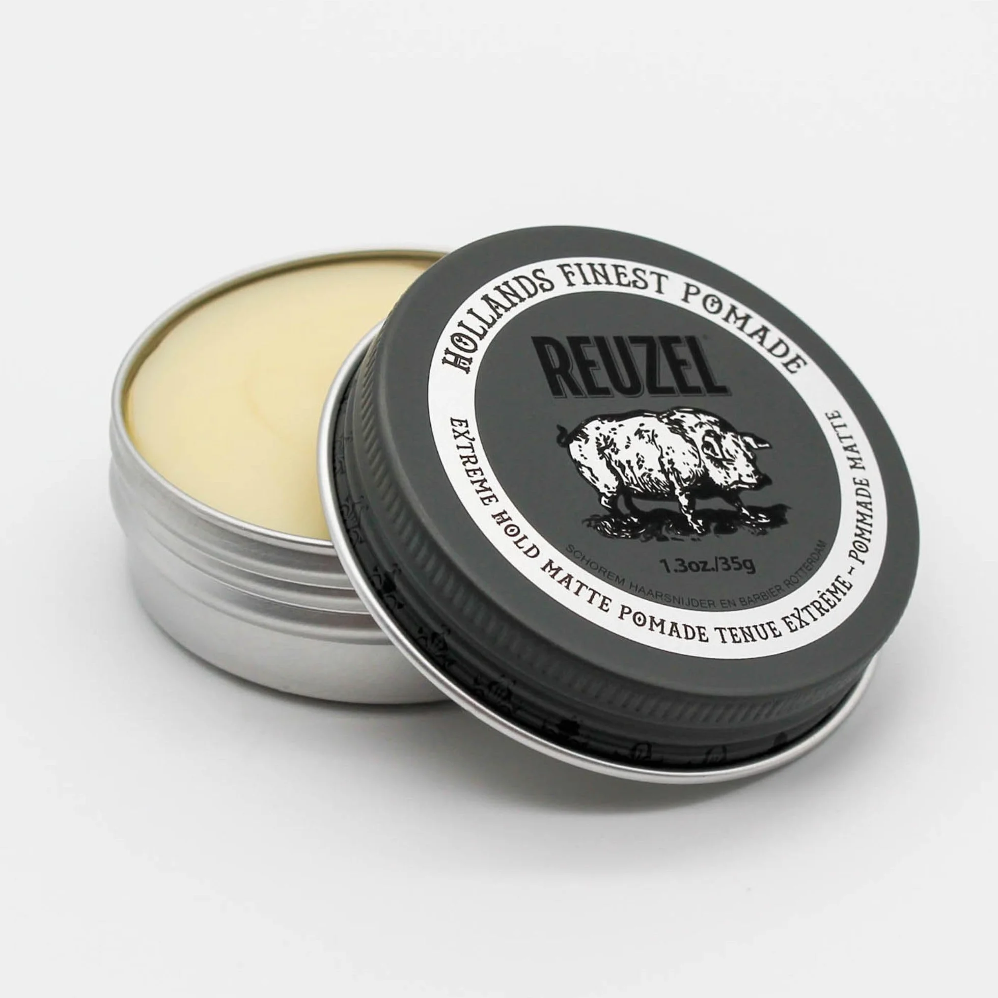 Reuzel Extreme Hold Matte Pomade, Mocno utrwalająca matowa pomada dla mężczyzn Pomada o niskim połysku 1,3 uncji/35 g