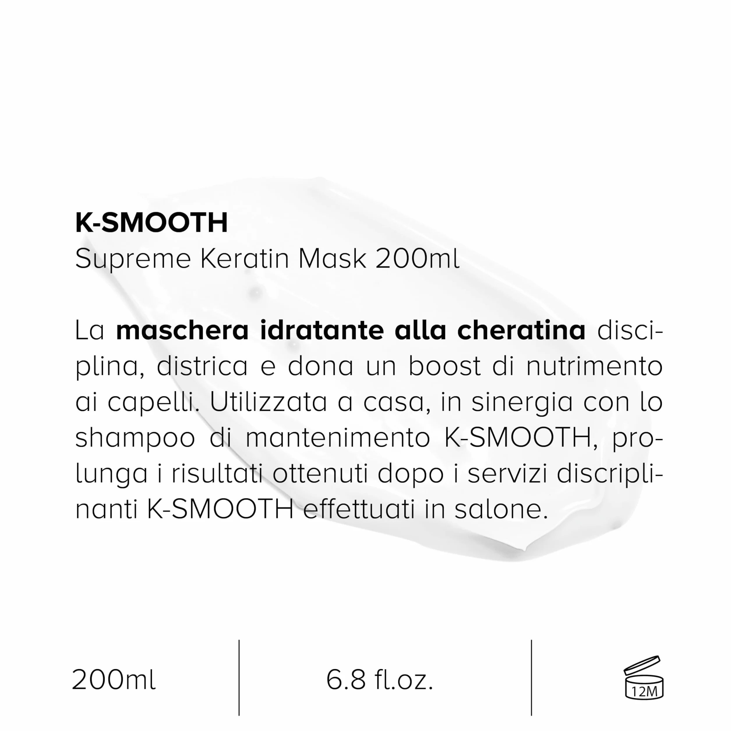 Cotril K-Smooth Supreme Keratin Mask 200ml Maschera Anti-Crespo