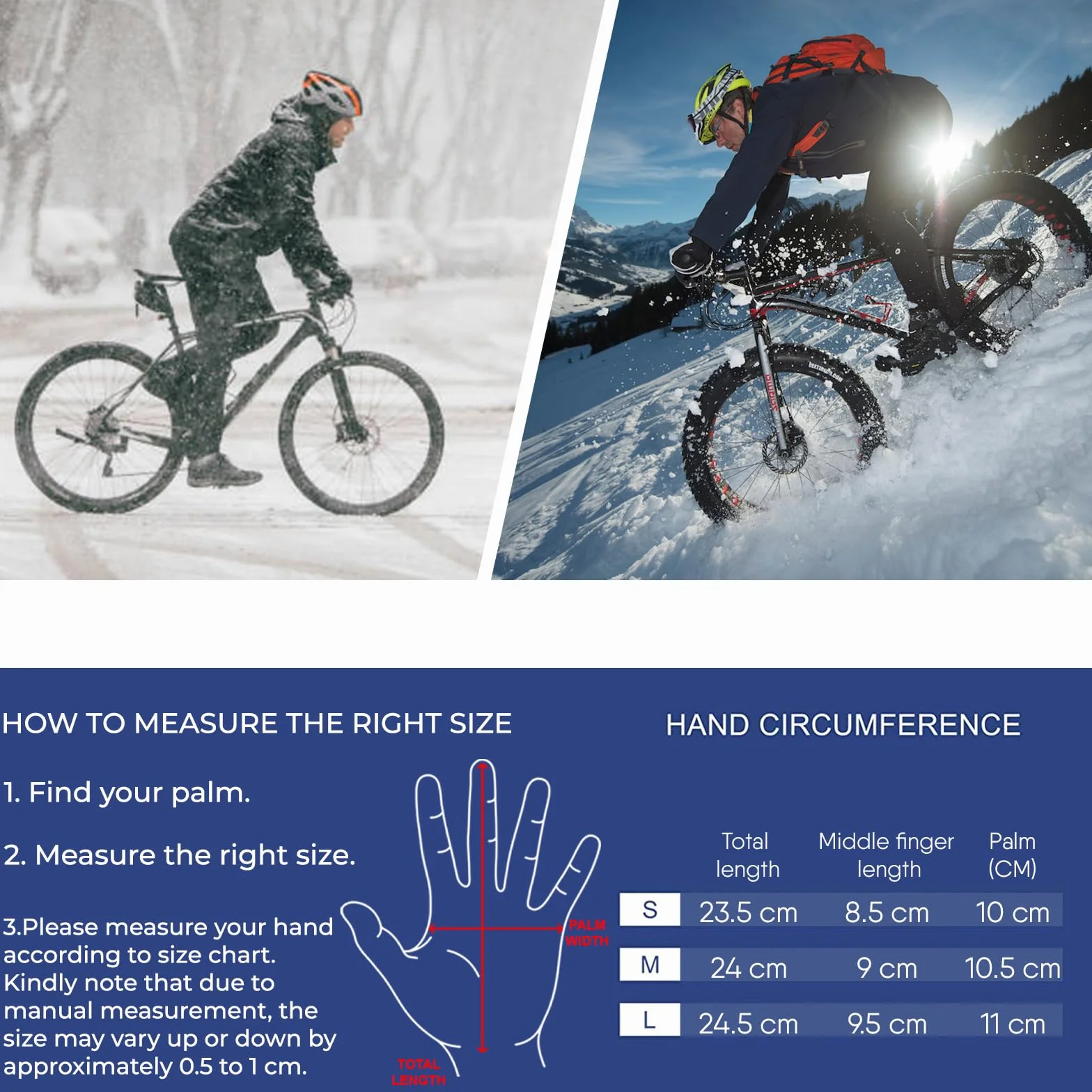 Zimowe kolarstwo bieganie ciepłe rękawiczki mężczyźni kobiety ekran dotykowy termiczne wiatroszczelne antypoślizgowe jazda sport outdoorowe rękawice rowerowe piesze narciarstwo wspinaczka jazda