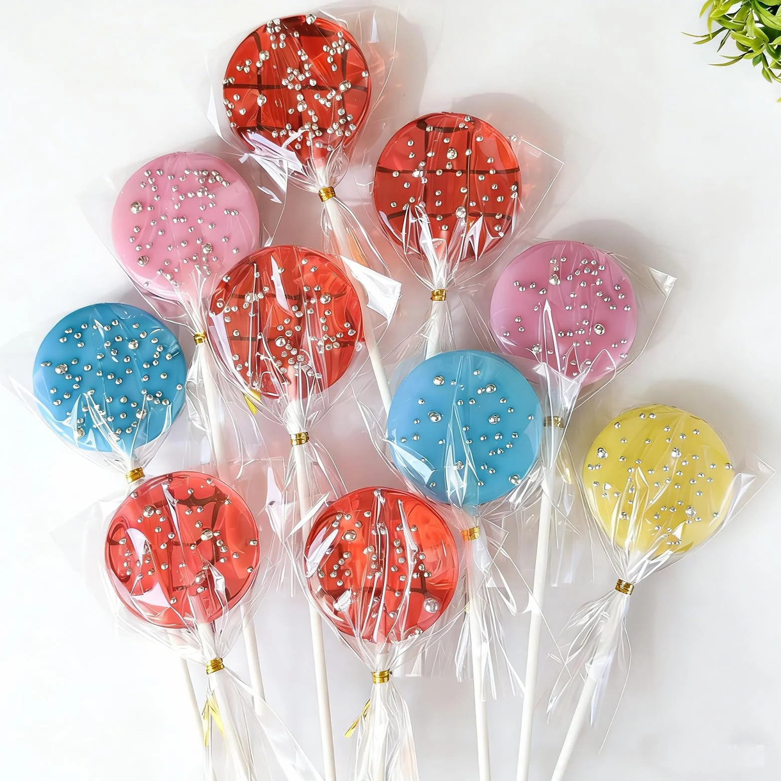 Silikonowa forma do lizaków, forma do lizaków 20 Cake Pop silikonowa forma Cake Pop forma z 100 sztuk patyczków do lizaków i 10 przezroczystych torebek forma do lizaków forma do pieczenia lizaków