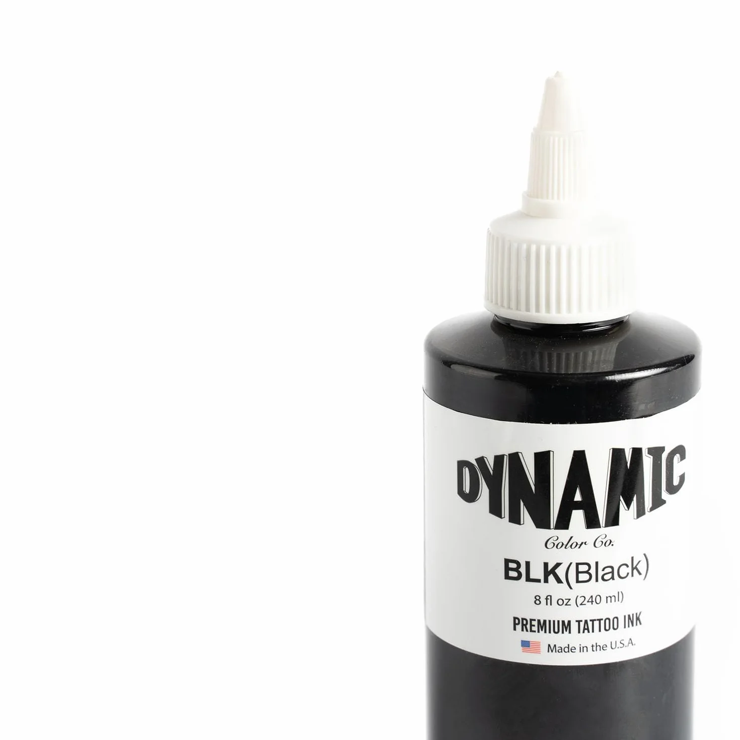 Dynamic Color Black Tattoo Ink - Butelka 240 ml (8 uncji)