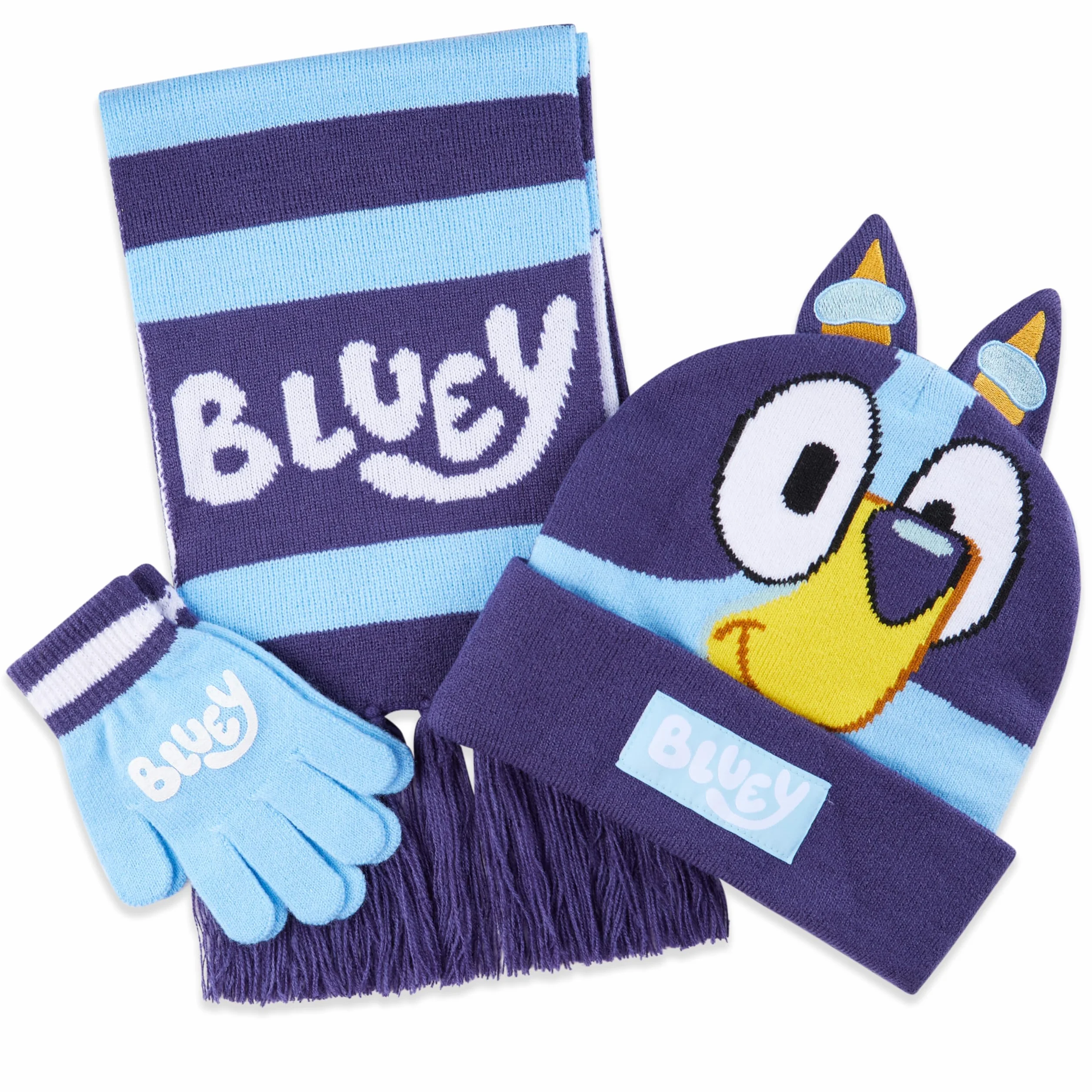 Bluey Zestaw zimowy 3 sztuki Jeden Rozmiar Niebieska marynarka wojenna