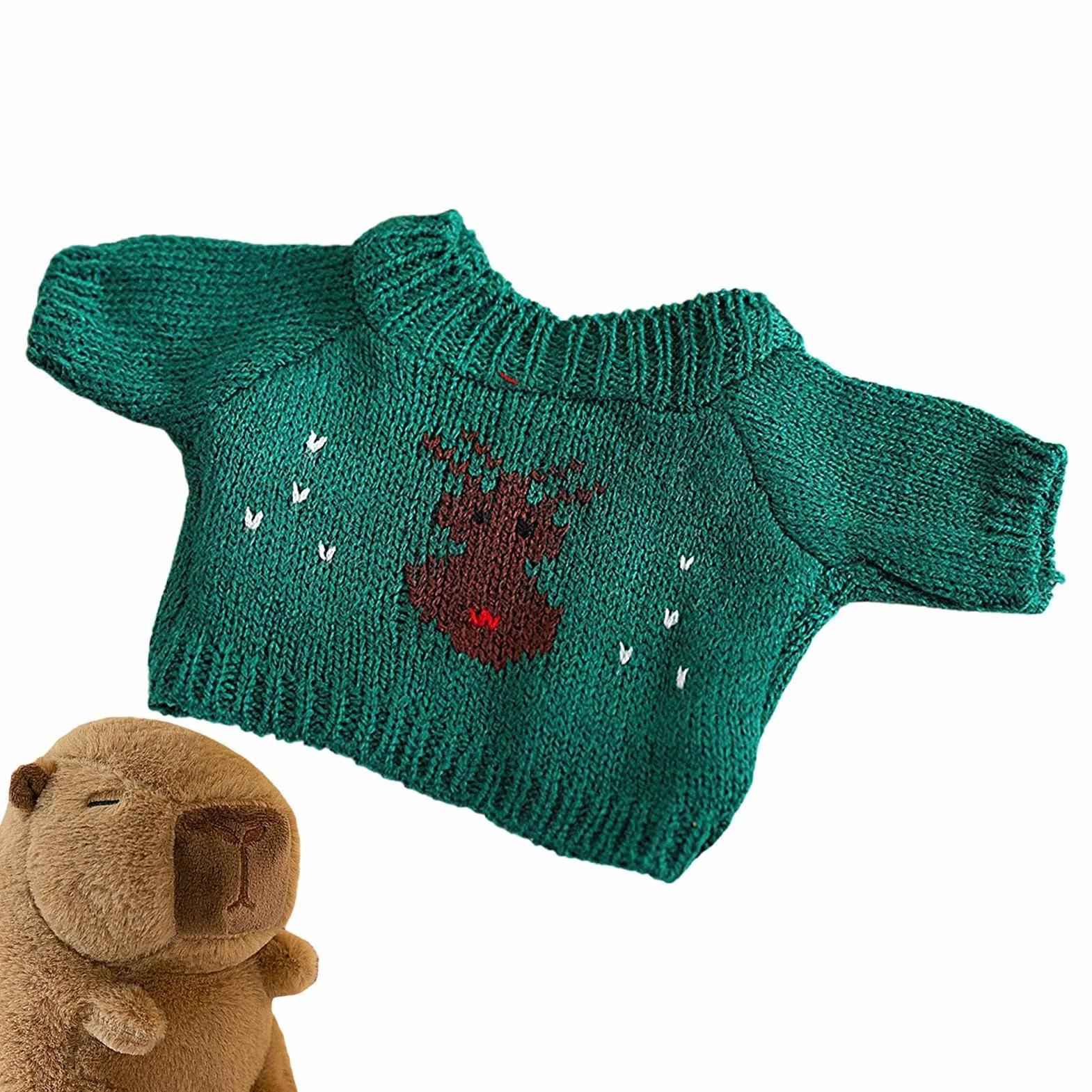 Plush Toy Clothes, 20 to 25cm Adorable Capybara Outfit Set, Birthday Decoration Dress-Up Accessories for Stuffed Animal, Festive Costume for All Occasions
