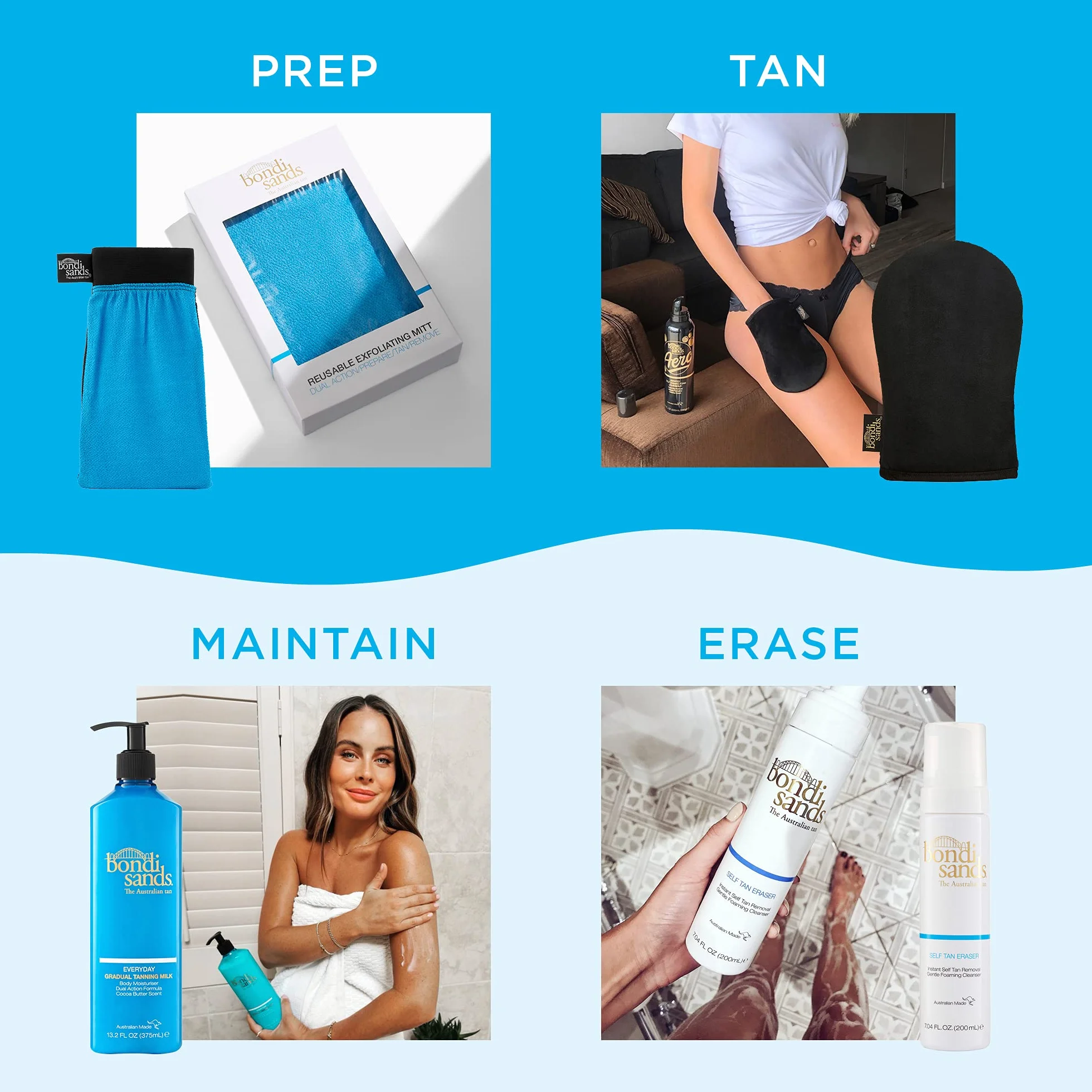 Bondi Sands Reusable Exfoliating Mitt, Rękawica złuszczająca wielokrotnego użytku