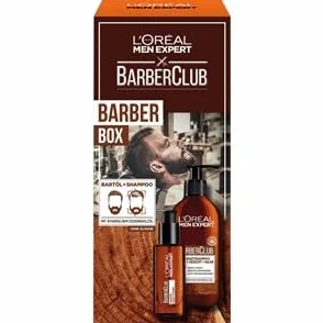 L'Oréal Men Expert zestaw do pielęgnacji brody dla mężczyzn, zestaw upominkowy z szamponem do brody i olejkiem do brody, wspomagający zdrowy wzrost brody, prezenty dla mężczyzn z olejkiem cedrowym