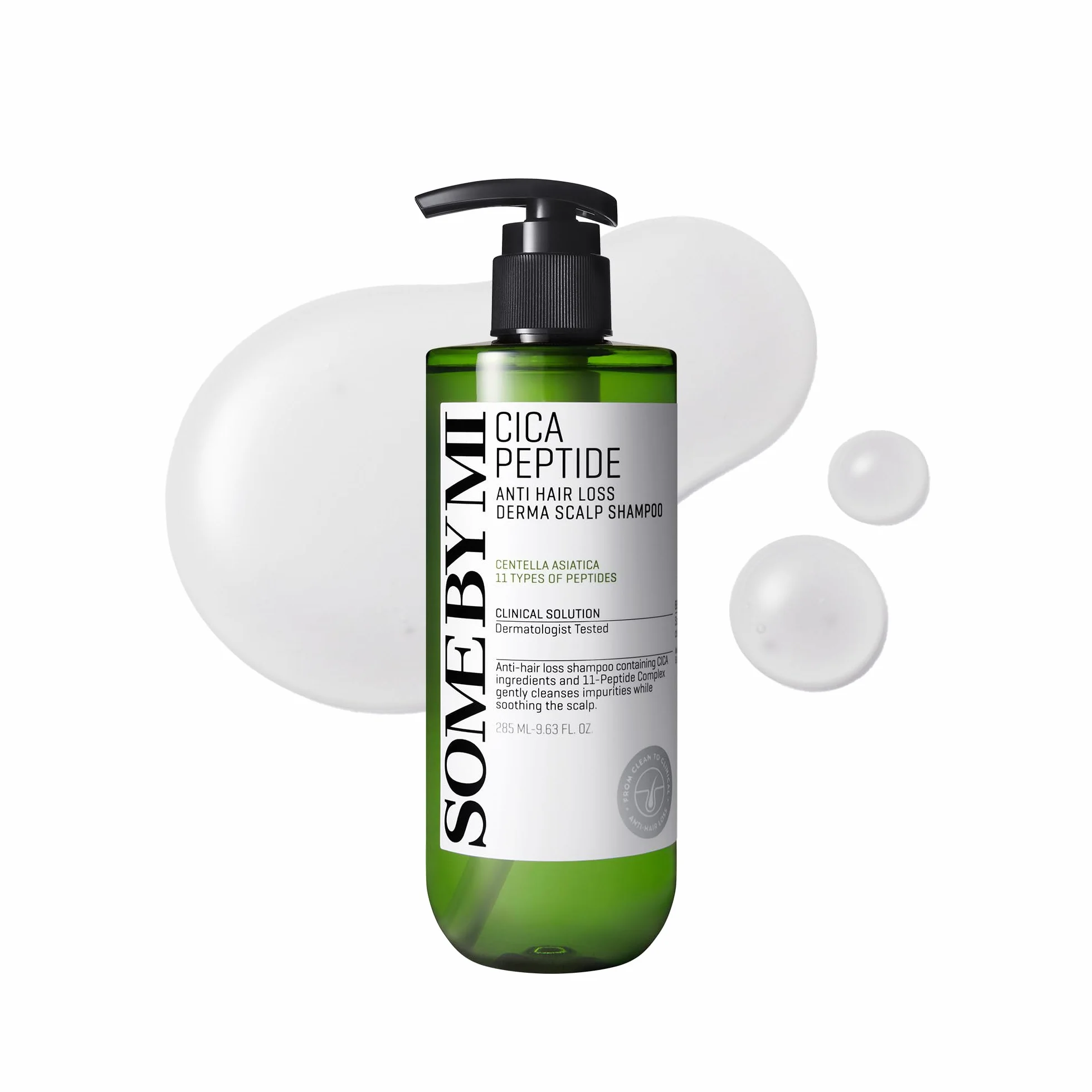 Derma szampon do skóry głowy z Cica i peptydami do wypadania włosów od Some By Mi