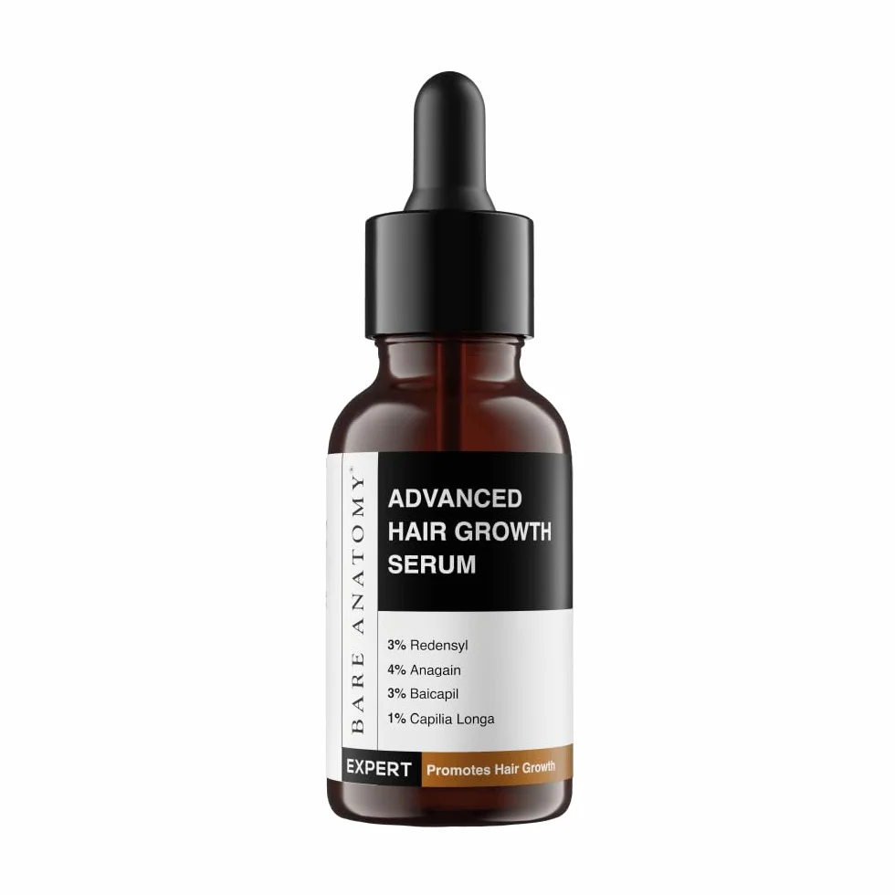 Bare Anatomy Zaawansowane serum na porost włosów 3% Redensyl 4% ponownie 3% baicapil rozmaryn biotyna