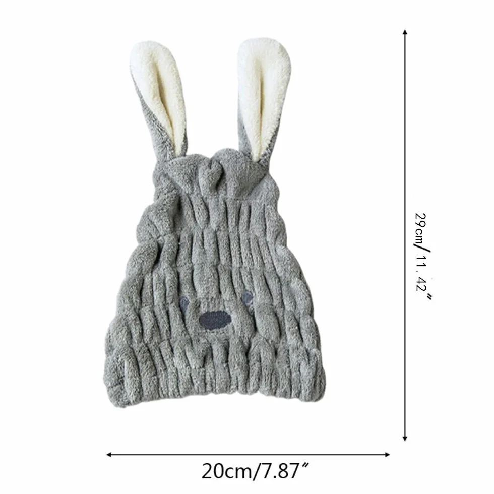 2 sztuki ręczników do włosów, chusta do włosów, czepek do suszenia włosów, turban do włosów, słodkie włosy, szybkoschnący kapelusz z mikrofibry, dla dzieci, dziewcząt i kobiet, 2 sztuki