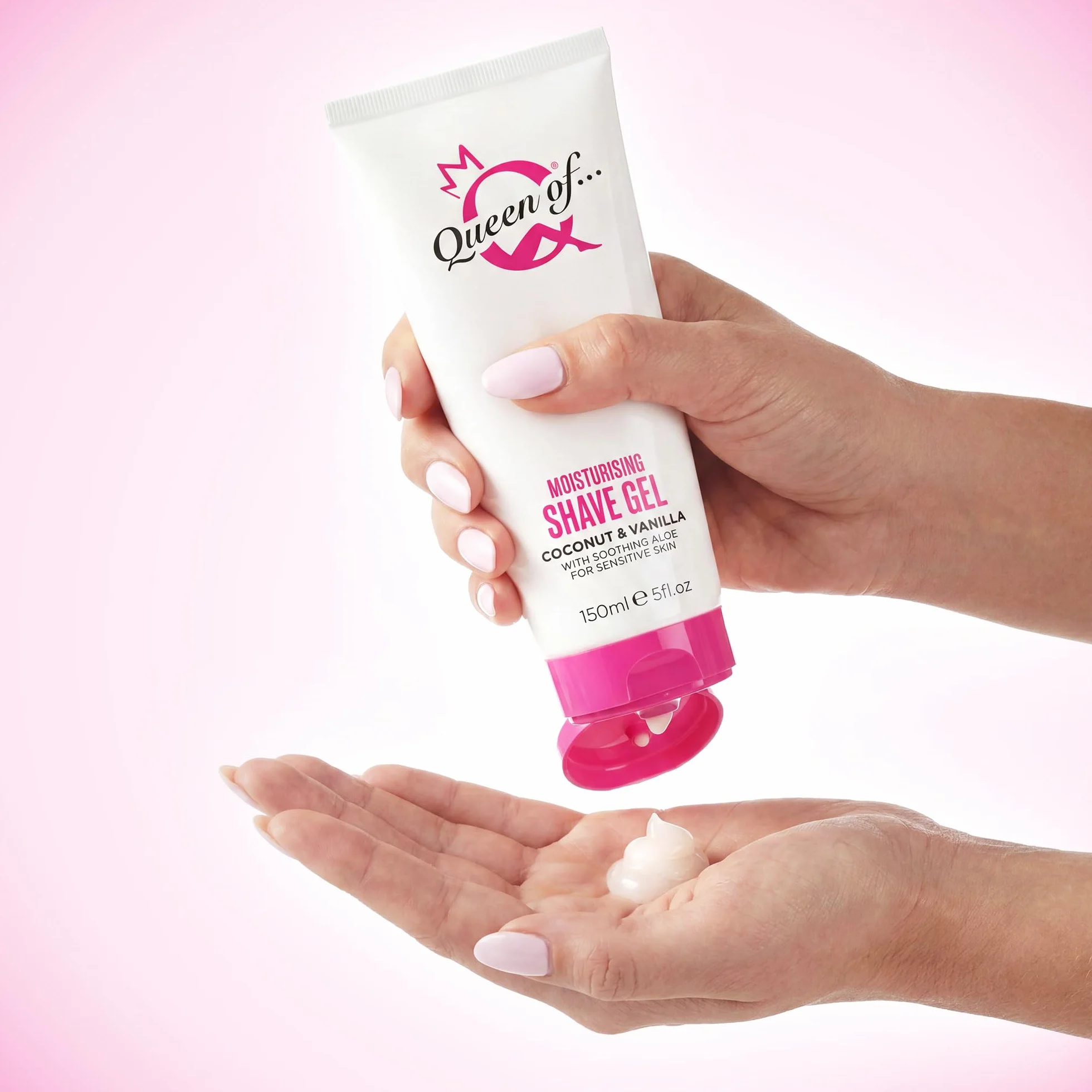 Queen of Ooh la la! Sensitive Moisturising Coconut and Vanilla Shaving Gel For Women 150ml