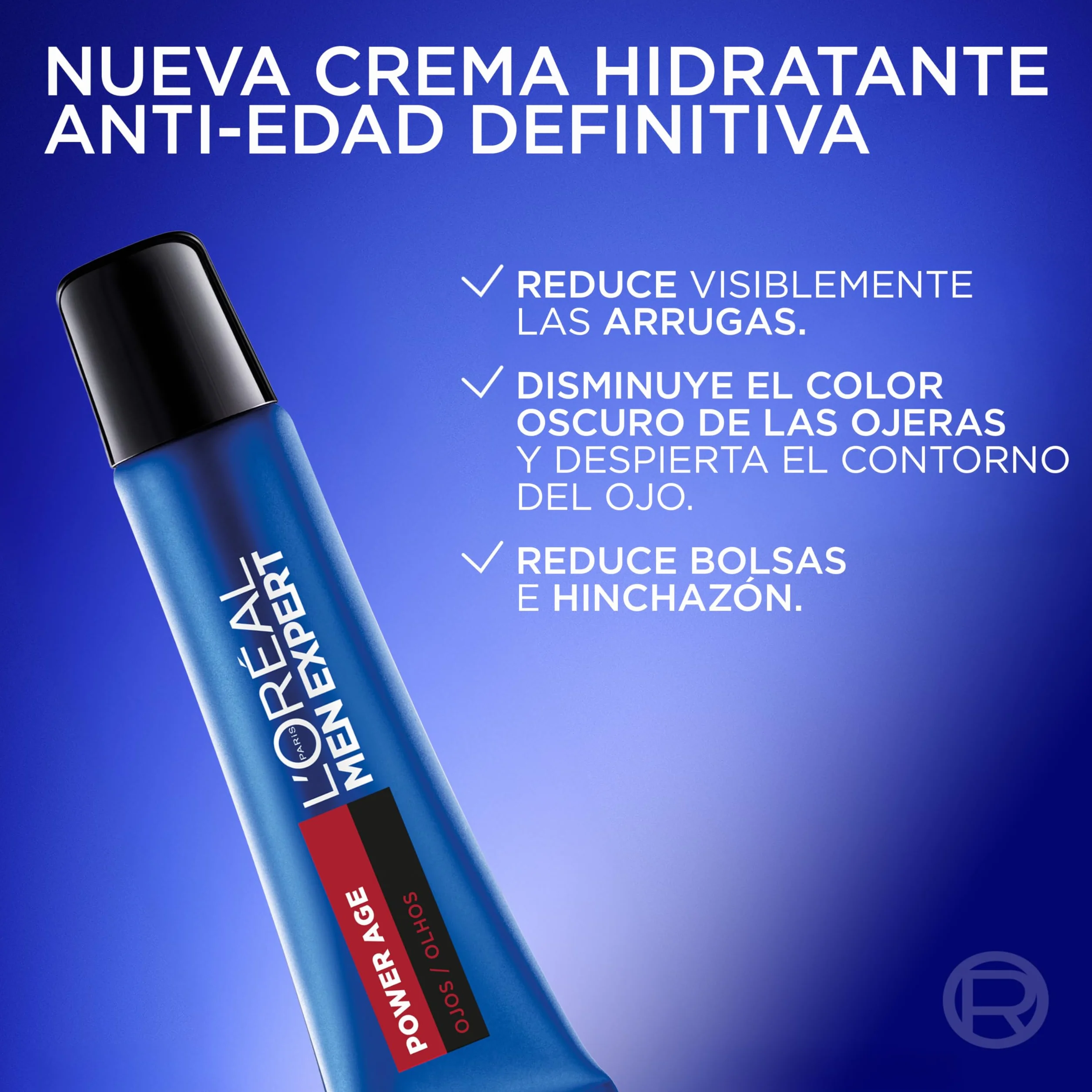 L'Oréal Paris Men Expert Vitalift - Contorno de Ojos Anti-Edad - 15 ml