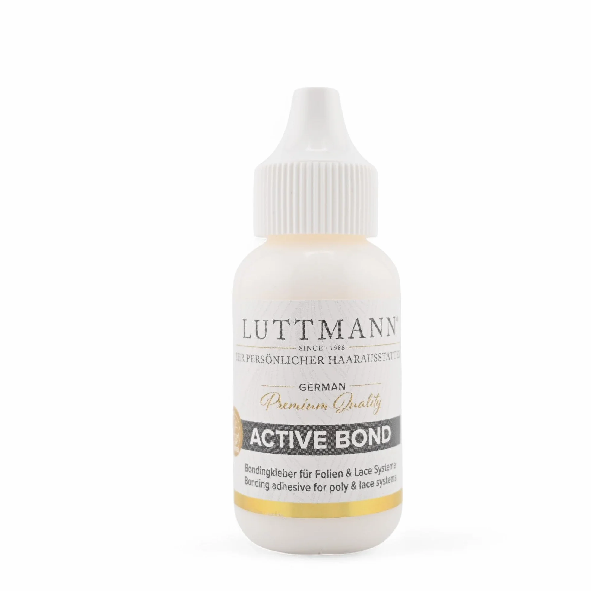 Active Bond 38 ml – profesjonalny klej do peruk koronkowych, tupów, systemów włosów i tresek, testowany dermatologicznie