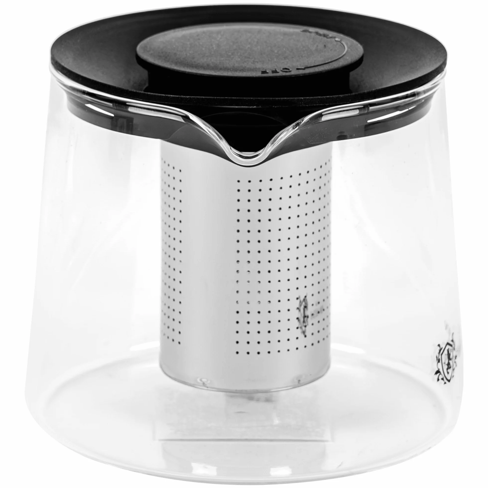 KARL HAUSMANN Dzbanek Szklany 1.5L z Zaparzaczem - Dzbanek na Kuchenkę (gaz, ceramiczna, elektryczna) | Zaparzanie Bezpośrednie, bez Kapania, Zmywarka