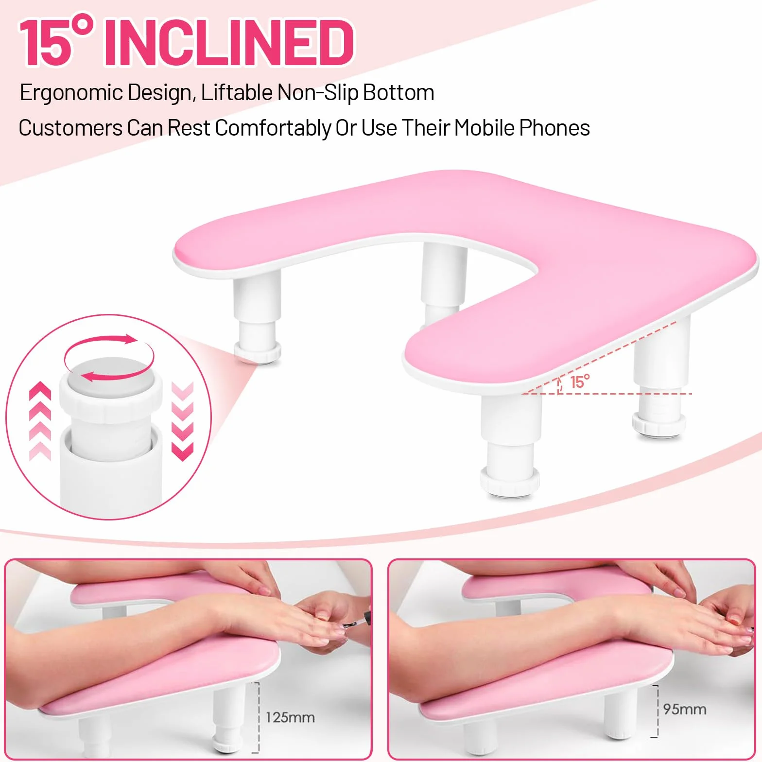Podpórka pod nadgarstek do manicure