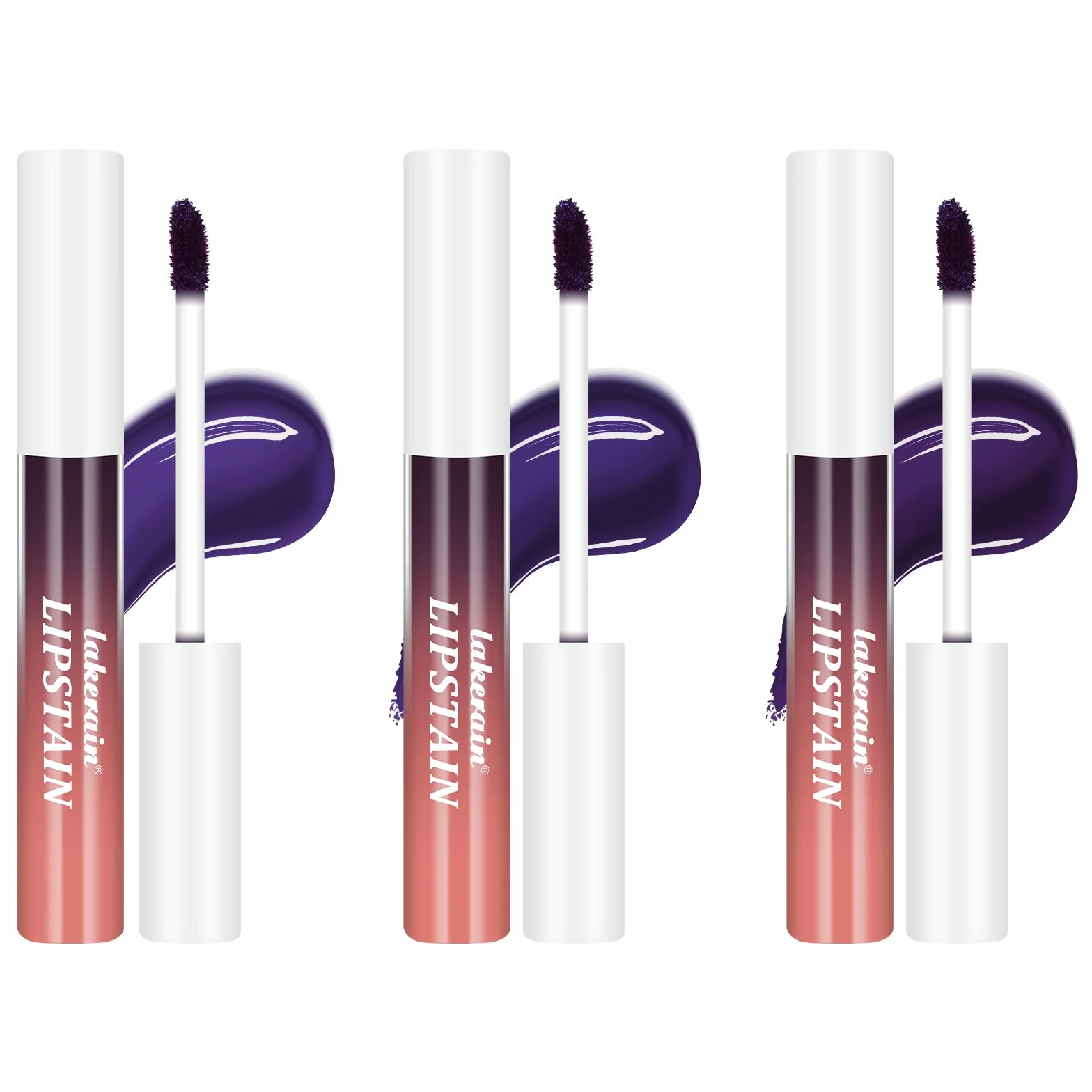 LOPHE Peel off Lip Gloss, 3 sztuki masek do ust, długotrwały odcień do ust, wodoodporny, Peel Off z matowym wykończeniem. #C