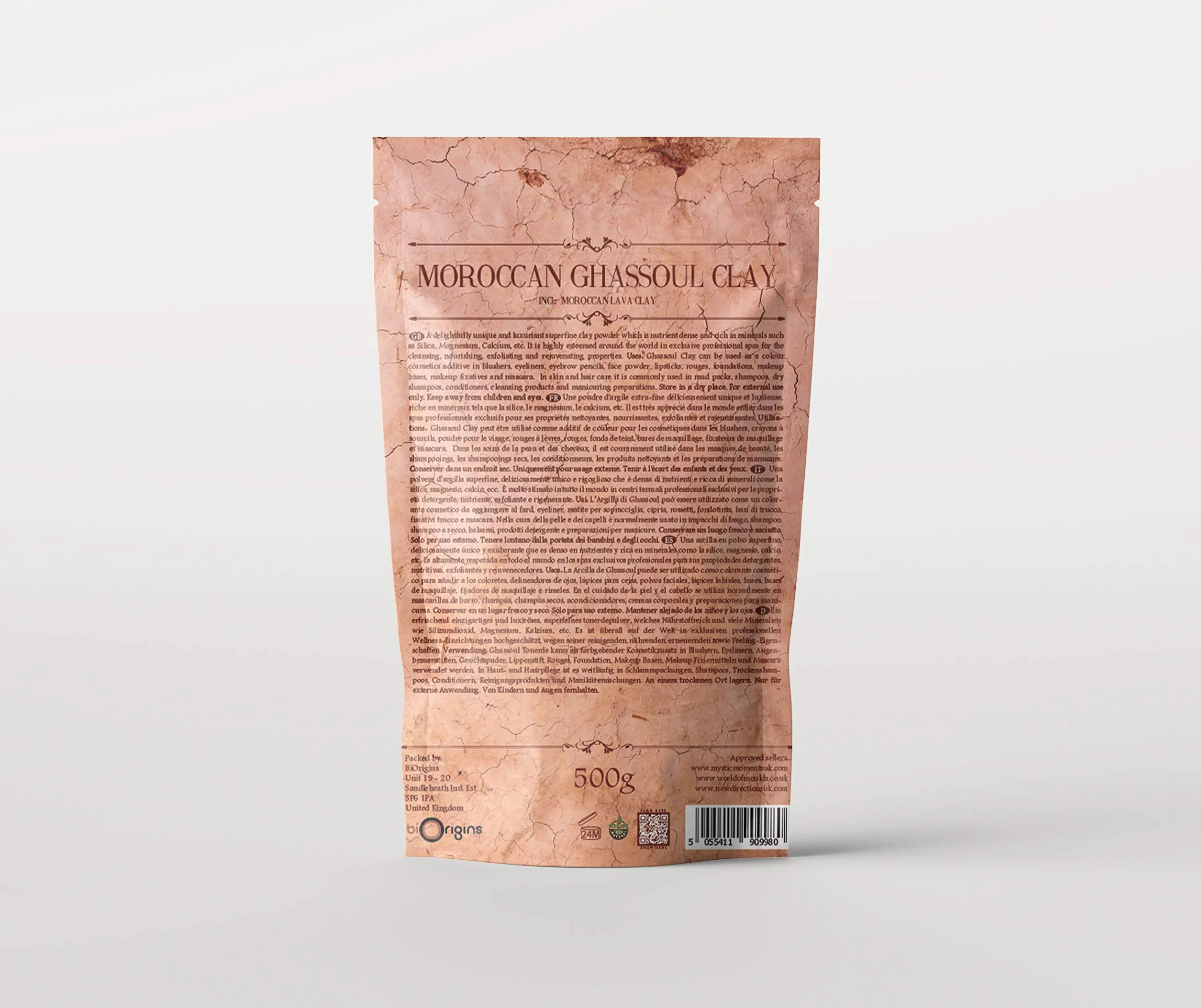 Mystic Moments - Ghassoul (Rhassoul) glina - 500 g