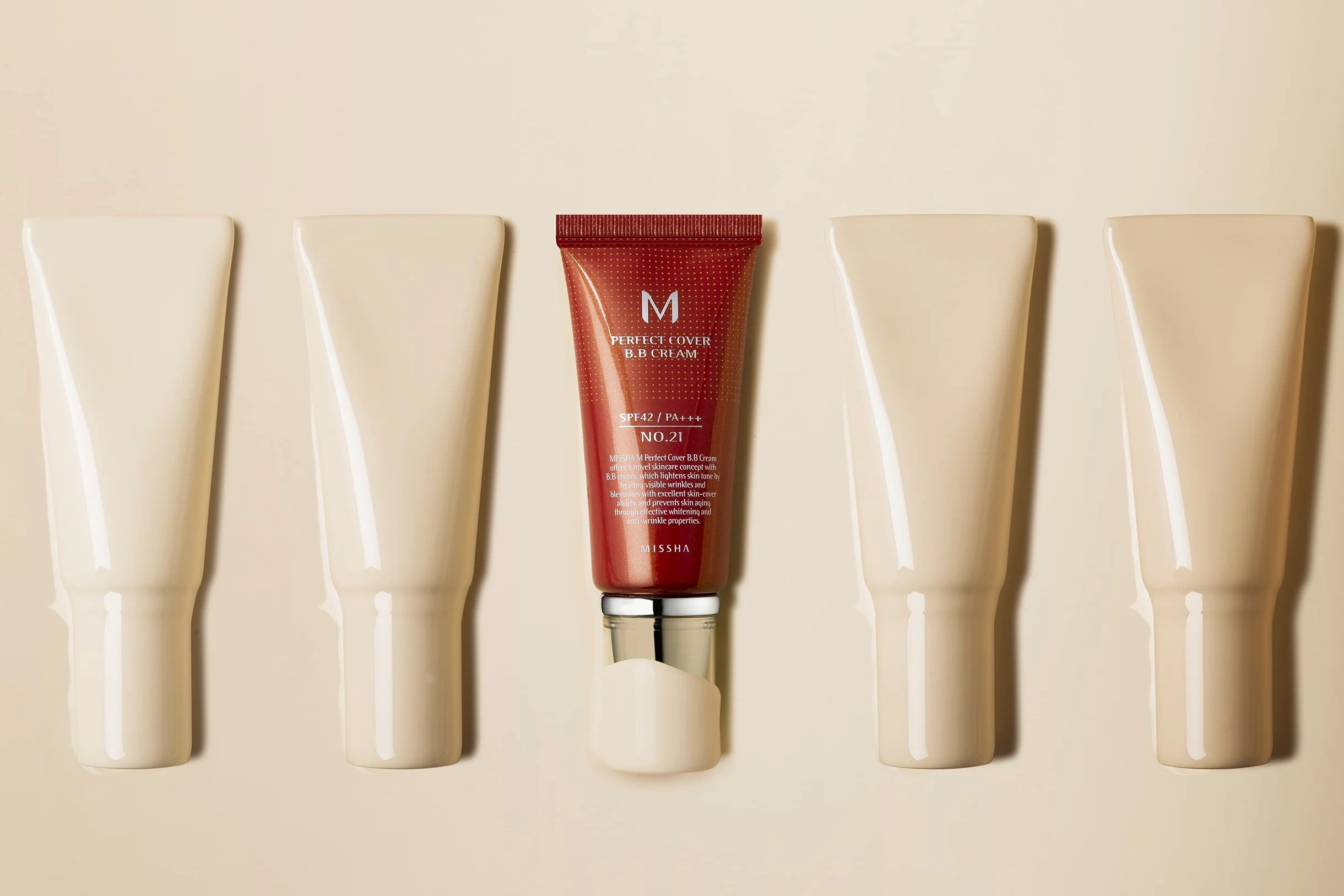 Missha M Perfect Cover BB Cream SPF 42 #21 Jasny Beżowy 50ml