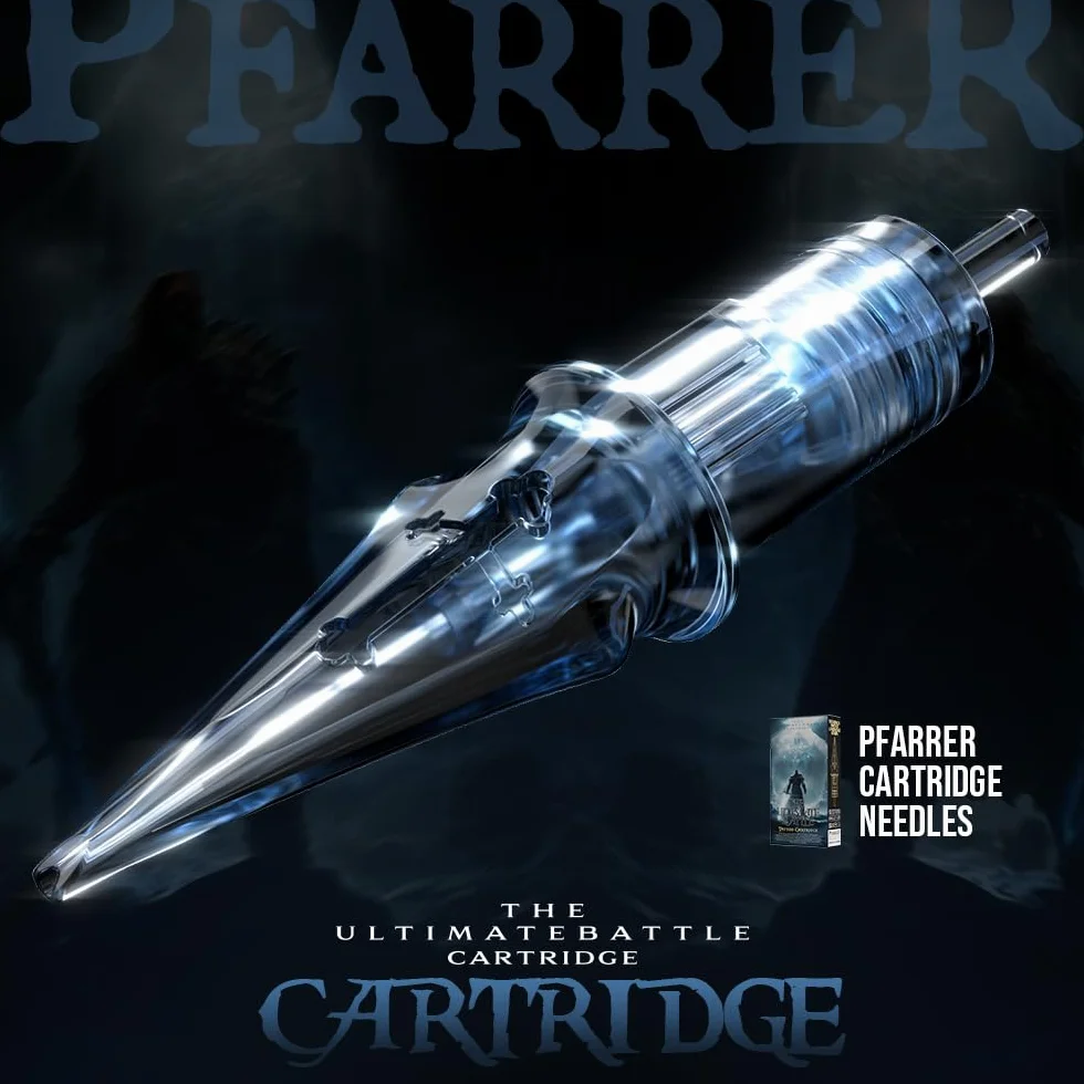 PFARRER Igły do tatuażu 20 sztuk #12 Standard 14 Round Liner X-Taper Zestaw igieł do tatuażu z membraną Profesjonalne jednorazowe EN01P-20-1214RL-X