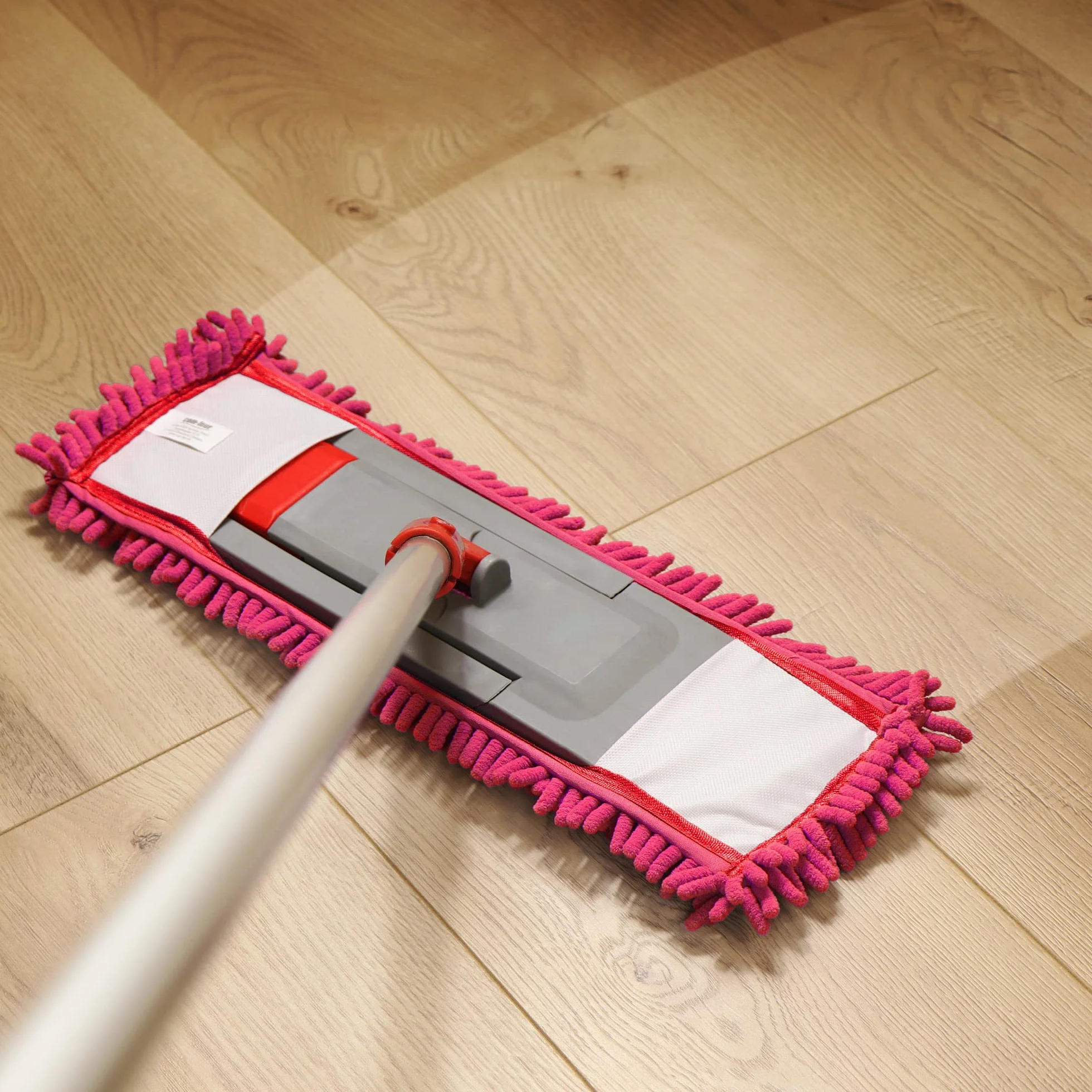 COM-FOUR® 4x wymienna nakladka na wycieraczki do podlóg - nakladka na wycieraczke wykonana z szenilowej mikrofibry do dokladnego czyszczenia przestrzeni (04 sztuki - niebieski/rózowy/zólty/zielony)
