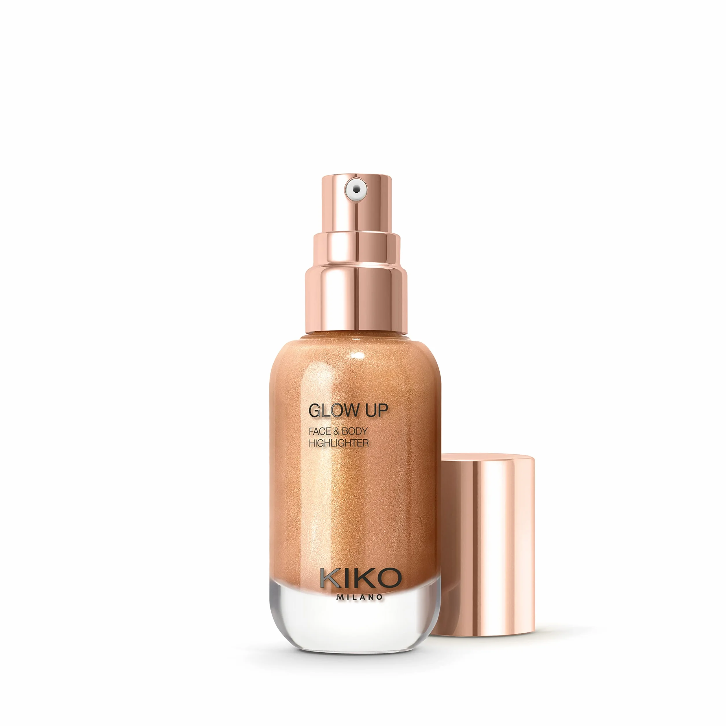 KIKO Milano Glow Up Face And Body Highlighter 02 | Metaliczny Rozświetlacz W Płynie Z Formułą No-transfer
