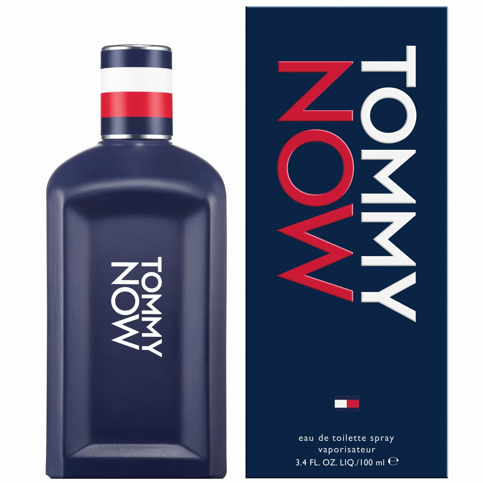 Tommy Hilfiger TOMMY NOW woda toaletowa 100 ml – perfumy męskie – drzewny i pikantny zapach – nuty cytrusowe – niebieska butelka szklana