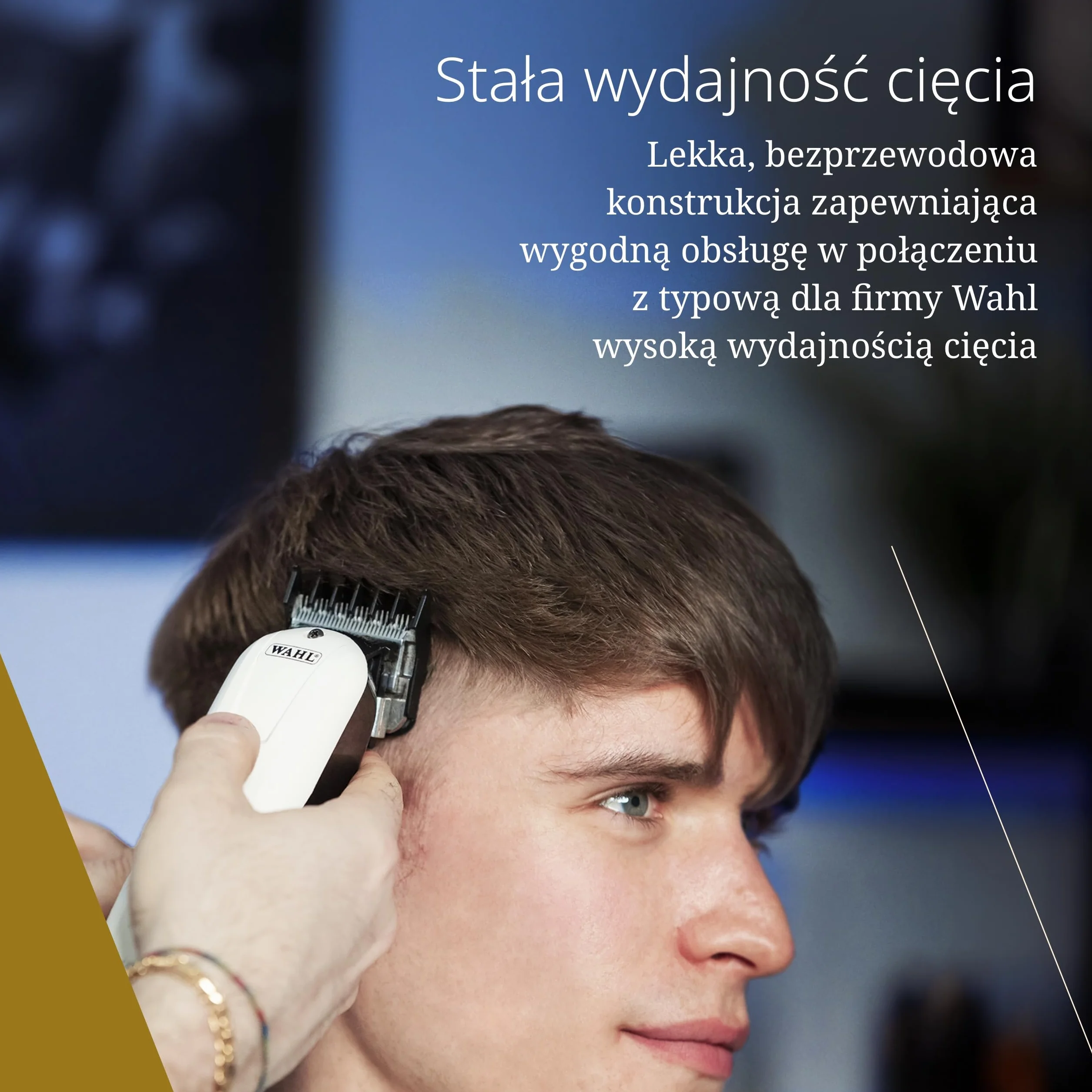 Wahl Cordless Super Taper - Professional Mains Hair Clipper - do usuwania masowego i zwężania się, czarno -białe