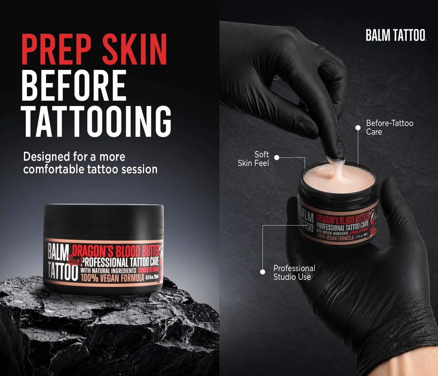 BALM TATTOO Dragon's Blood masło do tatuażu nawilżające 50 ml