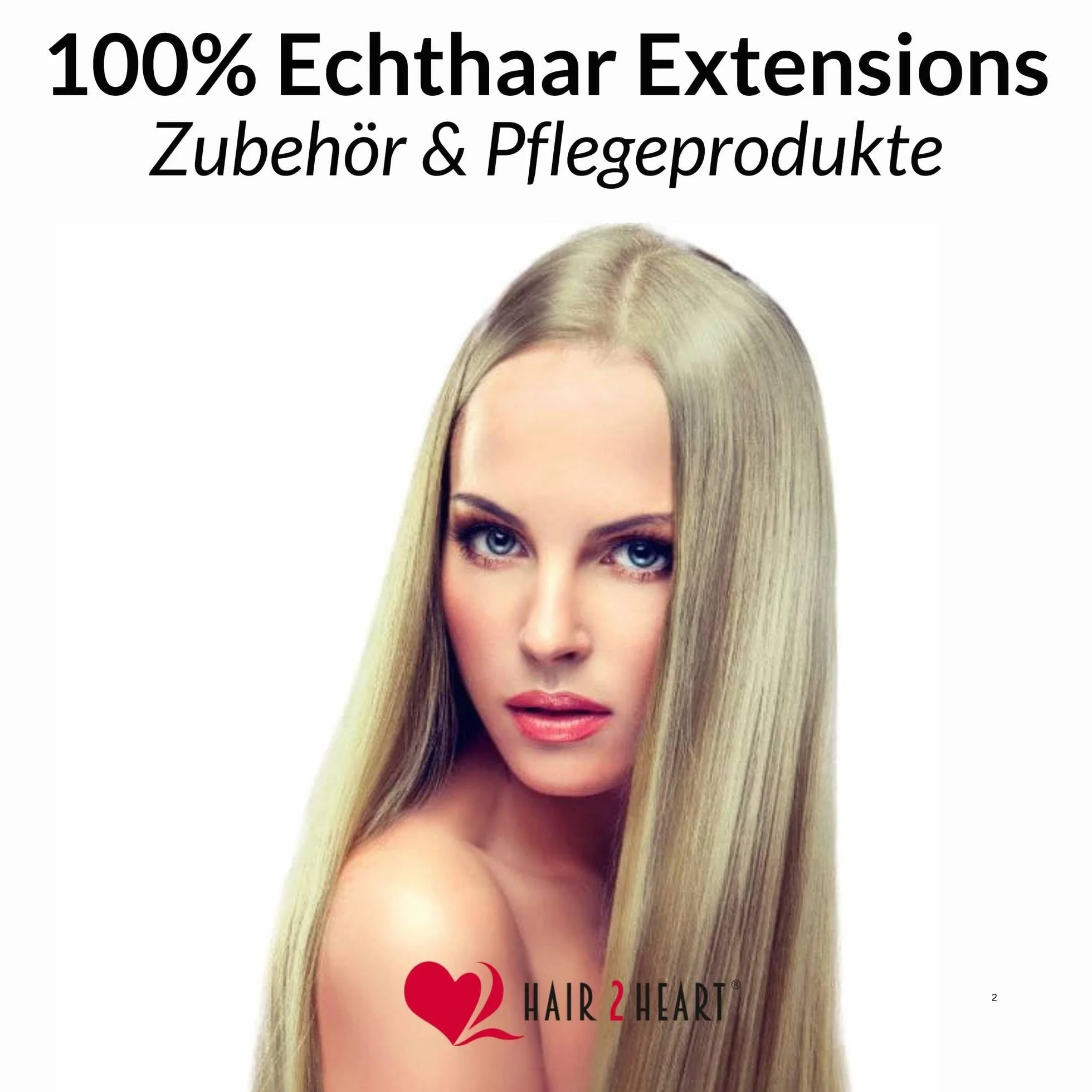 hair2heart Dopinki do włosów z prawdziwych włosów, gładkie - 25 pasemek 0,5 g 30 cm #10/1 jasny blond popielaty